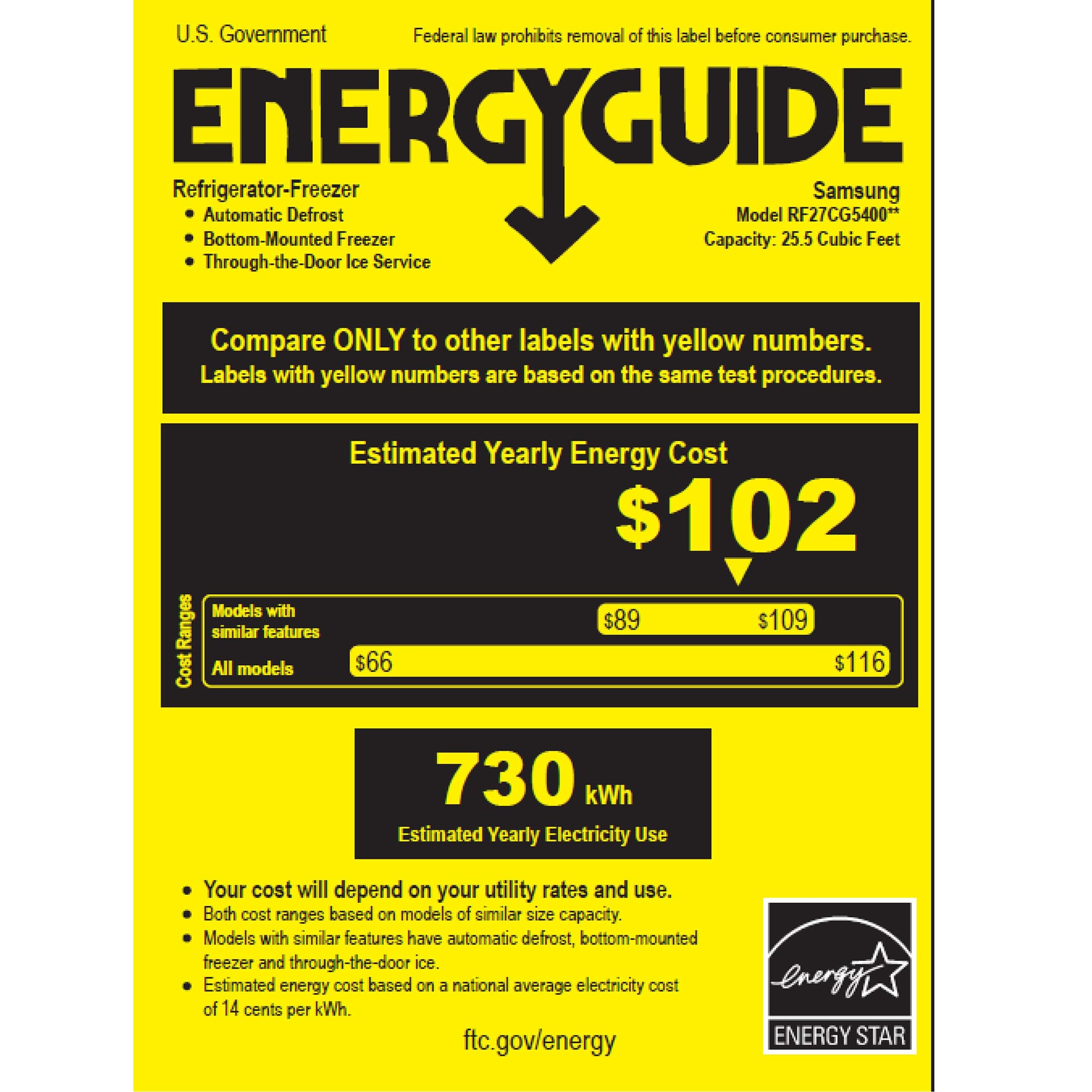 Samsung 36 in. 25.5 cu. ft. Smart Counter Depth French Door Refrigerator with Ice & Water Dispenser - Fingerprint Resistant Stainless Steel, , hires