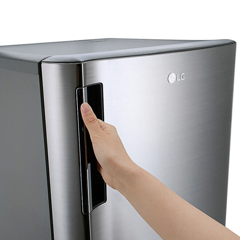 LG 21 in. 5.8 cu. ft. Compact Upright Freezer - Platinum Silver, , hires
