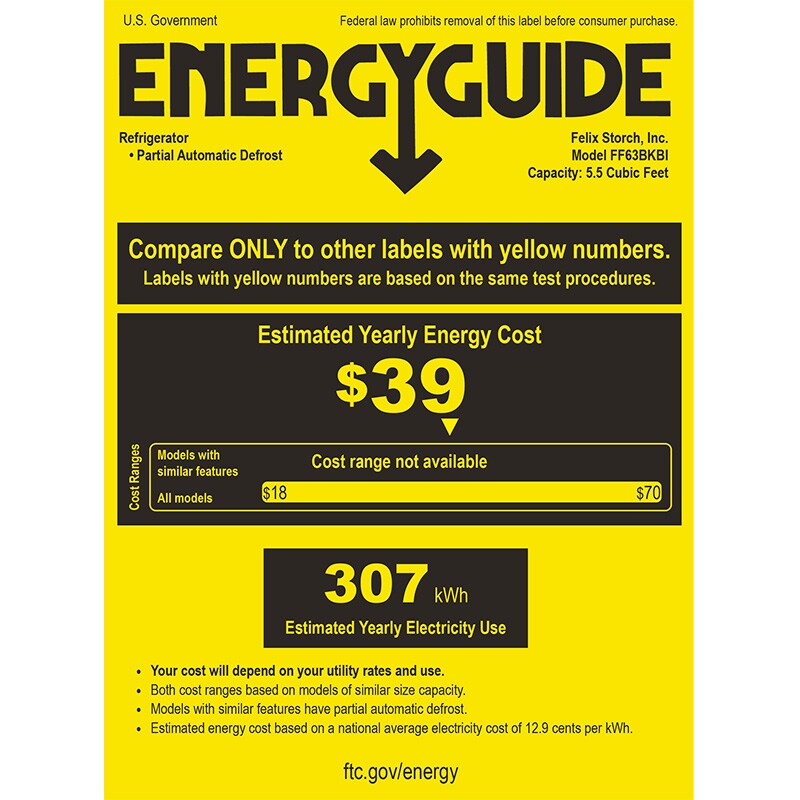 Summit 24 in. 5.5 cu. ft. ADA Compliant Left-Hinged Undercounter Refrigerator with Black Cabinet - Custom Panel Ready, , hires