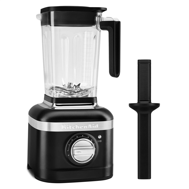 KitchenAid K400 56 Oz. Variable Speed Countertop Blender with Plastic Jar & Tamper - Black Matte, , hires