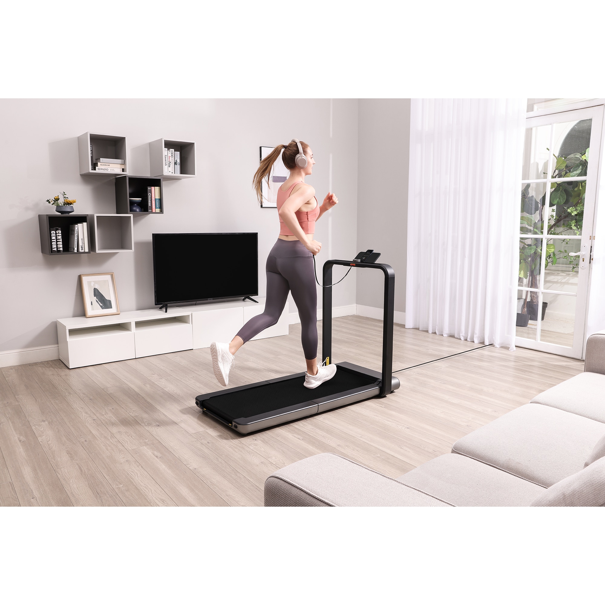 Kingsmith Double Fold And Stow Treadmill - Black, , hires