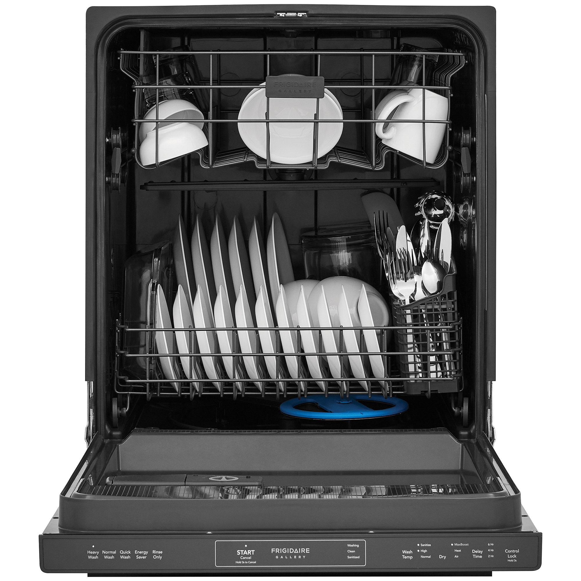 Frigidaire Gallery 24 in. Top Control Dishwasher with 52 dBa Sound Level & Pocket - Stainless Steel, Stainless Steel, hires