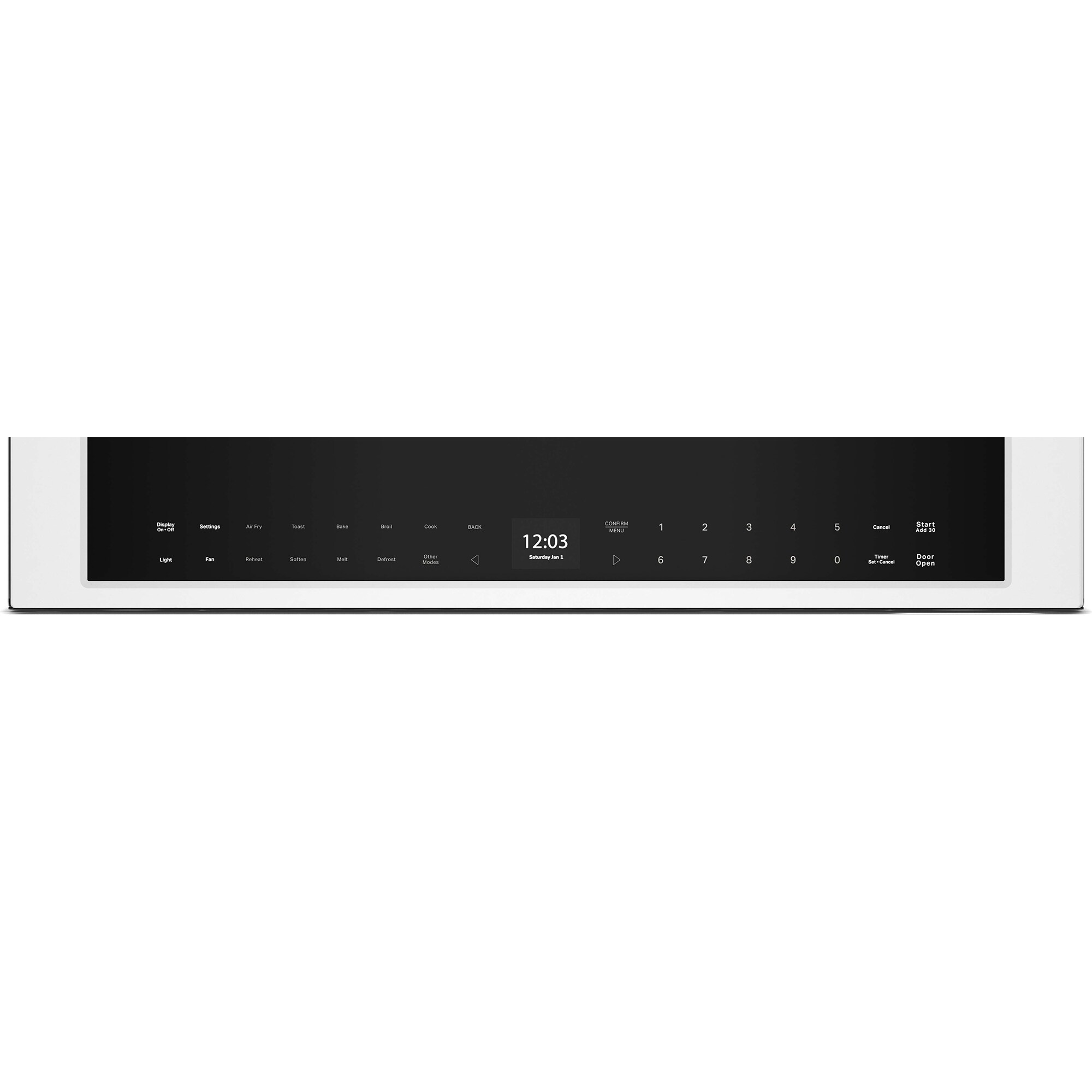 KitchenAid 30 in. 1.1 cu. ft. 950W Smart Over-the-Range Microwave with 400 CFM, Convection & Sensor Cooking - White, White, hires