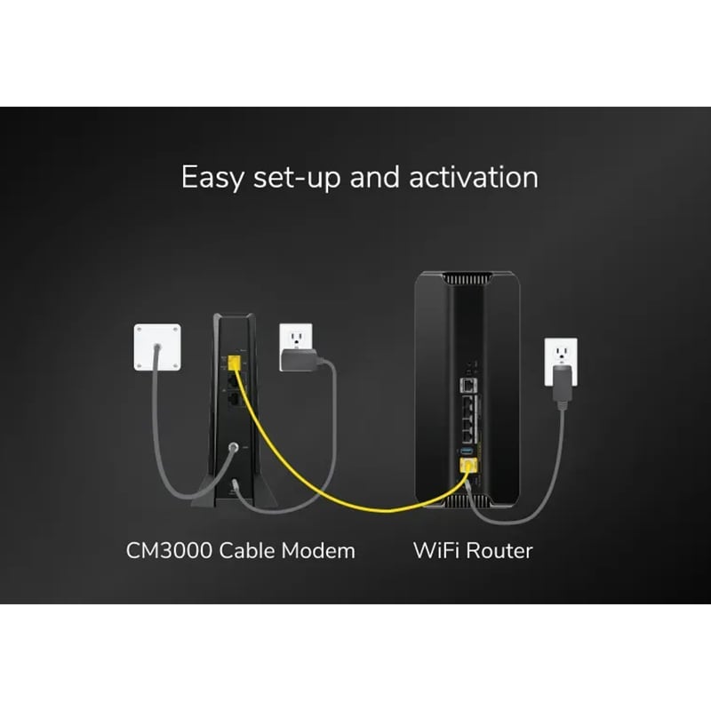 Nighthawk Mid/high-Split Multi-Gig 2.5Gbps Cable Modem, , hires