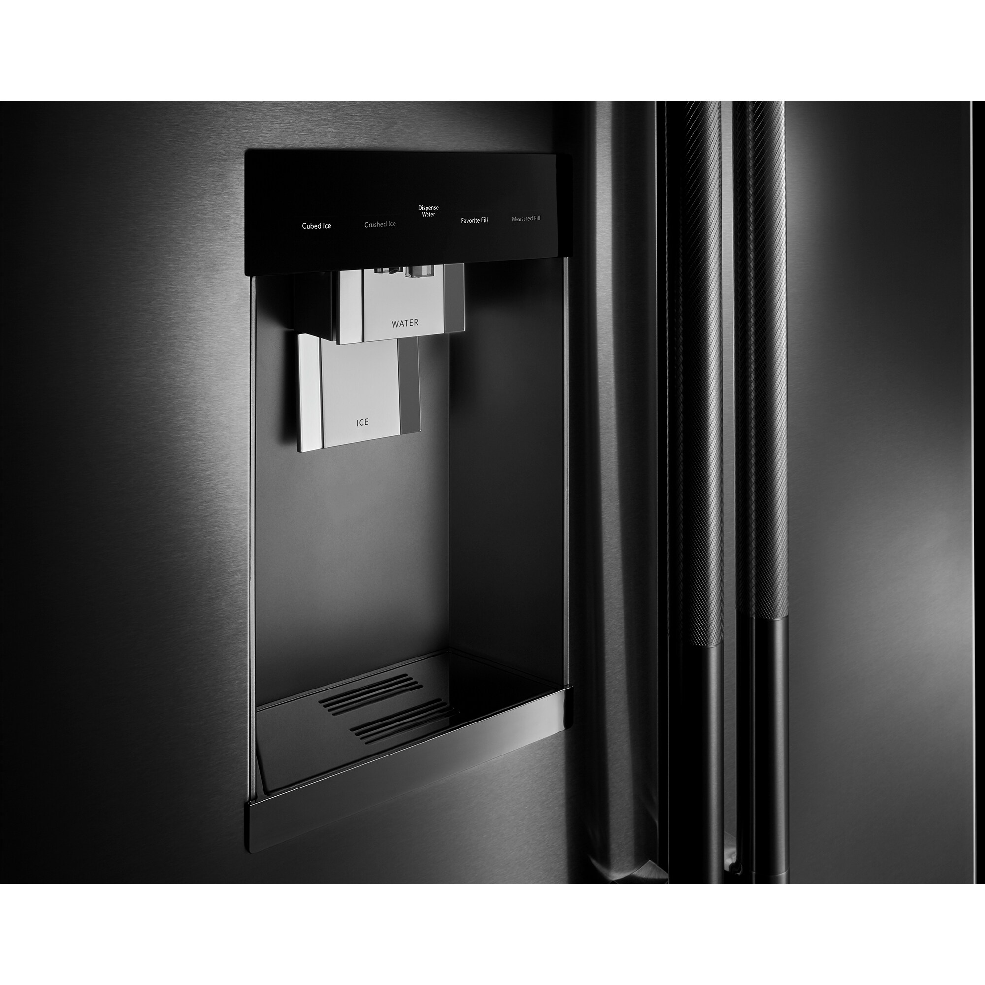 JennAir Rise 36 in. 23.8 cu. ft. Smart Counter Depth French Door Refrigerator with Ice & Water Dispenser - Stainless Steel, , hires