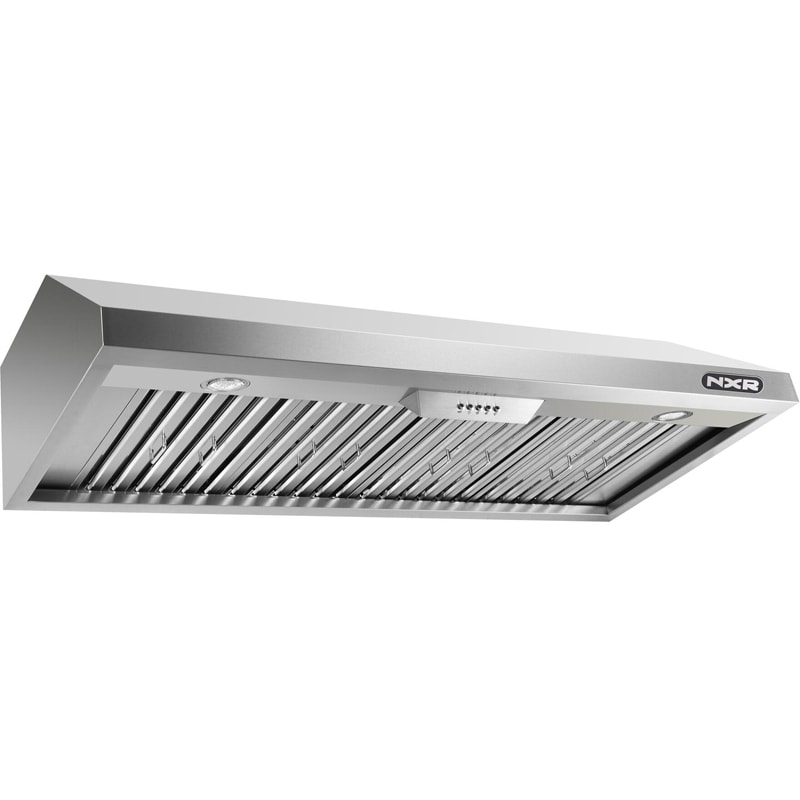 NXR 48 in. Ducted Canopy Pro Style Style Range Hood with 800 CFM, 3 Fan Speeds & 2 LED Lights - Stainless Steel, , hires