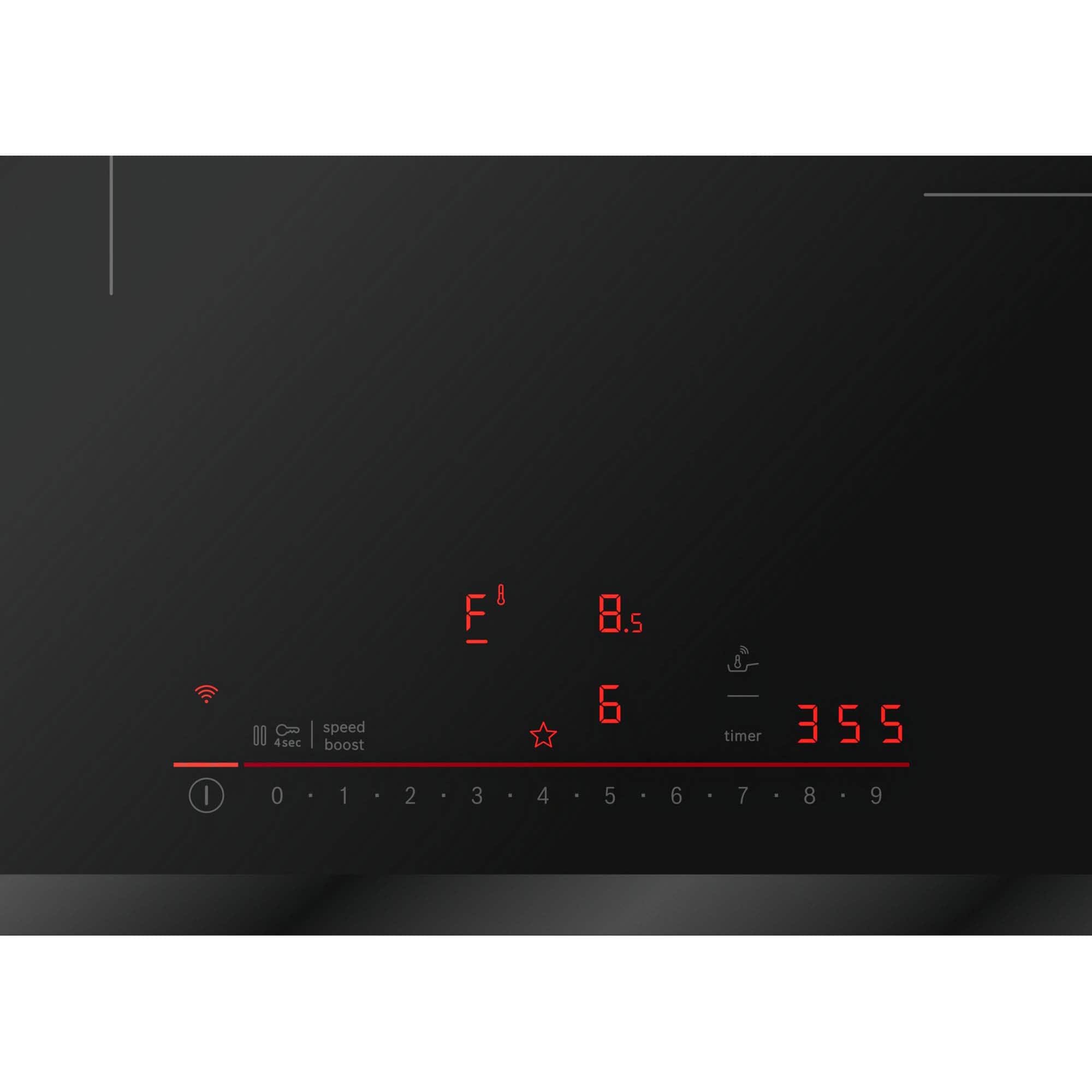 Bosch 800 Series 24 in. 3-Burner Smart Induction Cooktop with Simmer Burner & Power Burner - Black, , hires