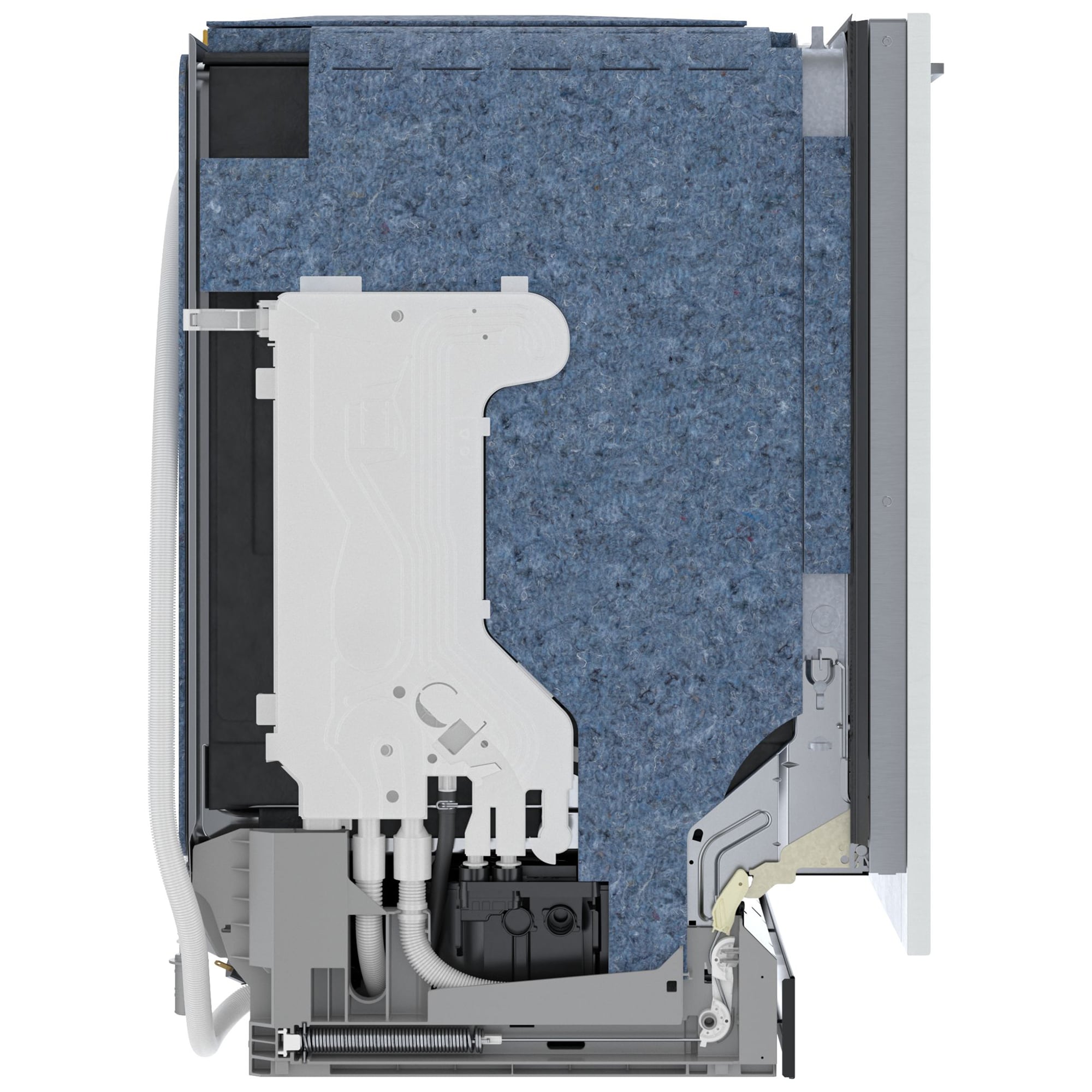 Bosch Benchmark 24 in. Top Control Smart Dishwasher with 39 dBa Sound Level, 3rd-Rack & CrystalDry - Custom Panel Ready, Custom Panel Required, hires