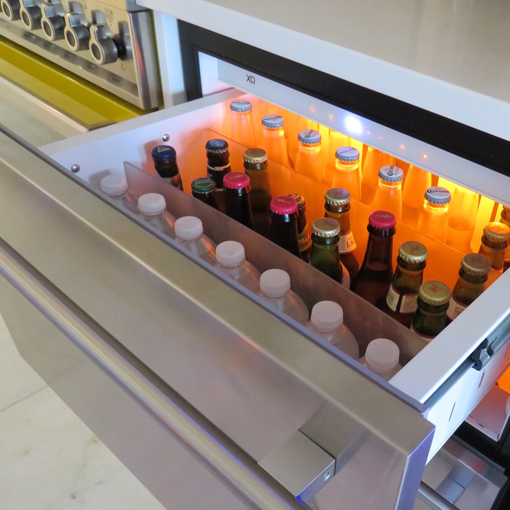 XO 24 in. 5.2 cu. ft. Double Refrigerator Drawers - Stainless Steel, , hires