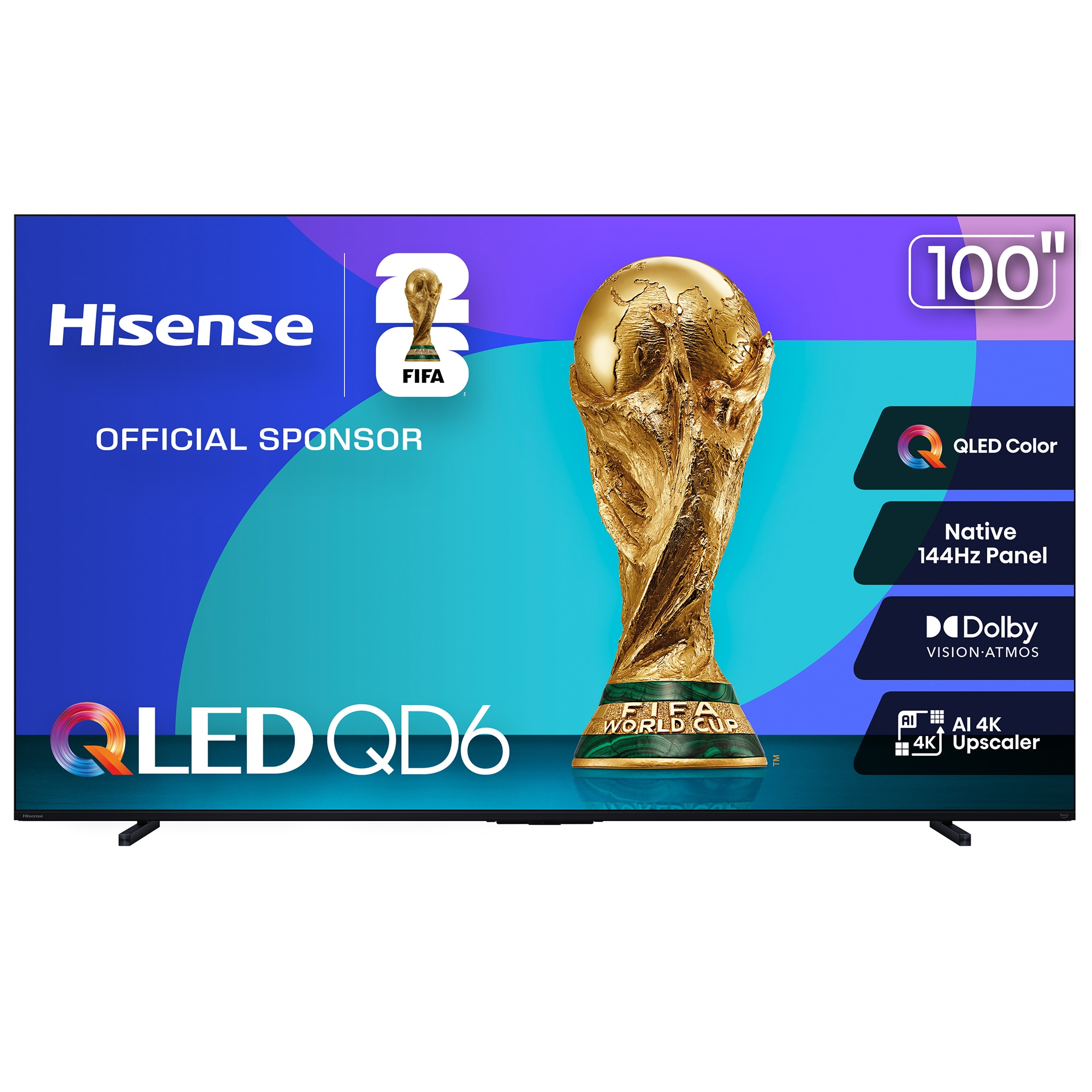 Hisense - 100" Class QD6 Series QLED 4K UHD Smart Fire TV, , hires