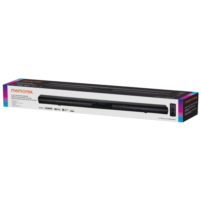 Memorex 2.1 Channel Sound Bar with Bluetooth & Built-in Subwoofer - Black, , hires