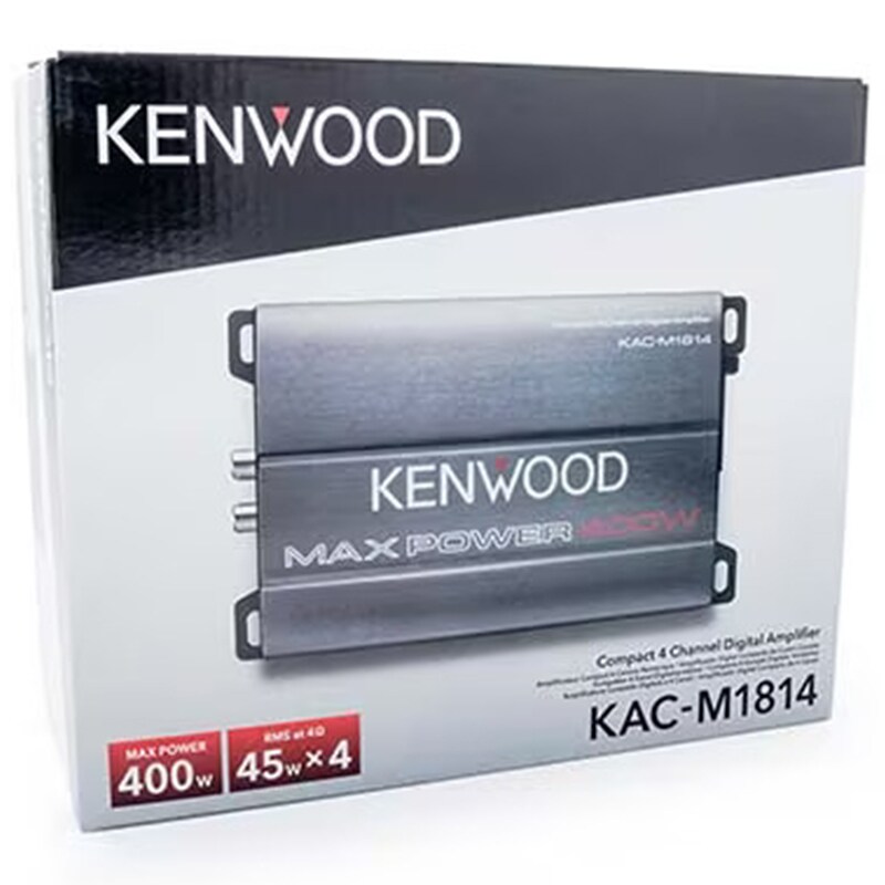 Kenwood Compact 4-Channel Digital Amplifier, , hires