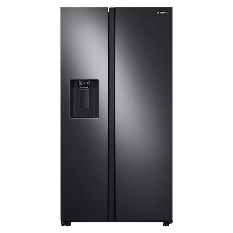 Samsung 36 in. 27.4 cu. ft. Side by Side Refrigerator with Ice & Water Dispenser - Black Stainless, Black Stainless, hires