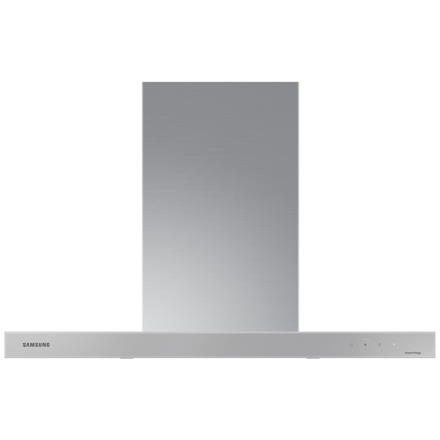 Samsung 36 in. Smart Convertible Chimney Style Range Hood with 630 CFM, 4 Fan Speed & 1 LED Light - Clean Gray, Gray, hires
