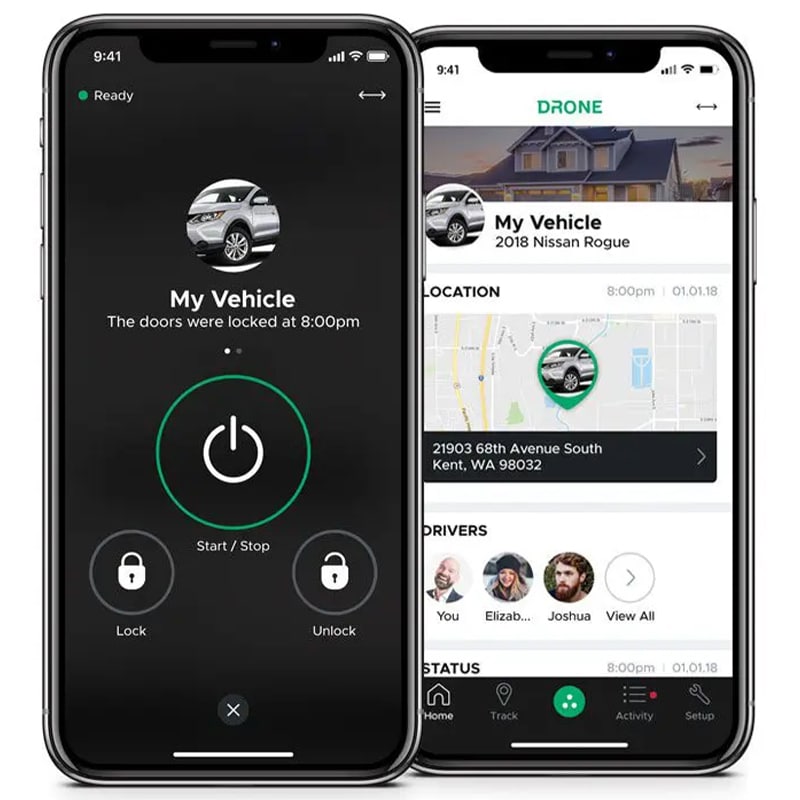 Compustar 2-Way G15 FM 4 Button Remote Kit w/ Drone X1, , hires
