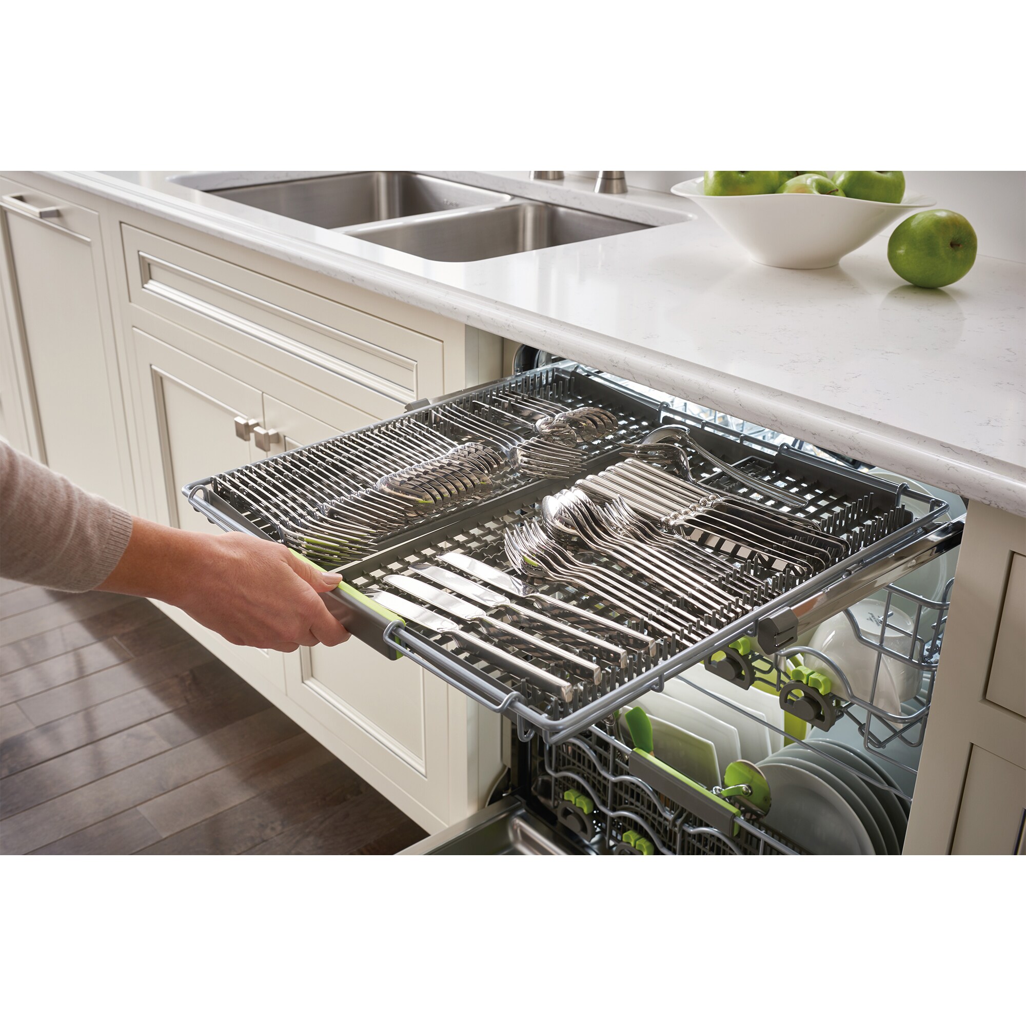 Cove 24 in. Top Control Smart Dishwasher with 41 dBa Sound Level & 3rd-Rack - Custom Panel Ready, , hires