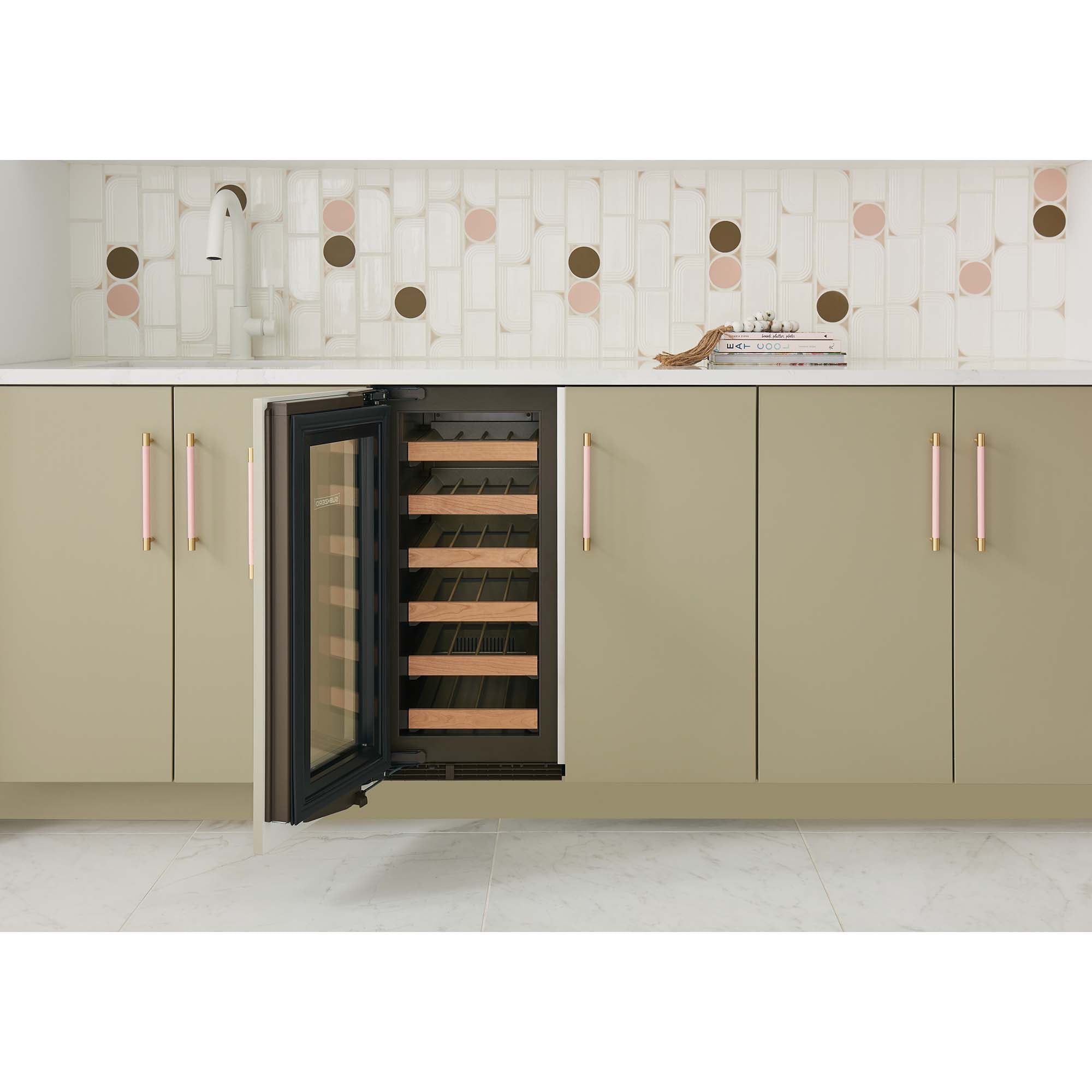 Sub-Zero Designer Series 15 in. Undercounter Smart Wine Cooler with Wood Racks, Single Temperature Zone & 24 Bottle Capacity - Custom Panel Ready, , hires