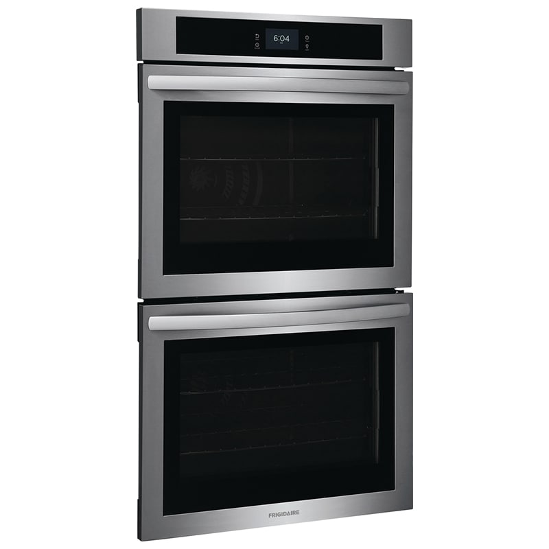 Frigidaire 30 in. 10.6 cu. ft. Top Control Electric Double Wall Oven with Standard Convection - Stainless Steel, Stainless Steel, hires