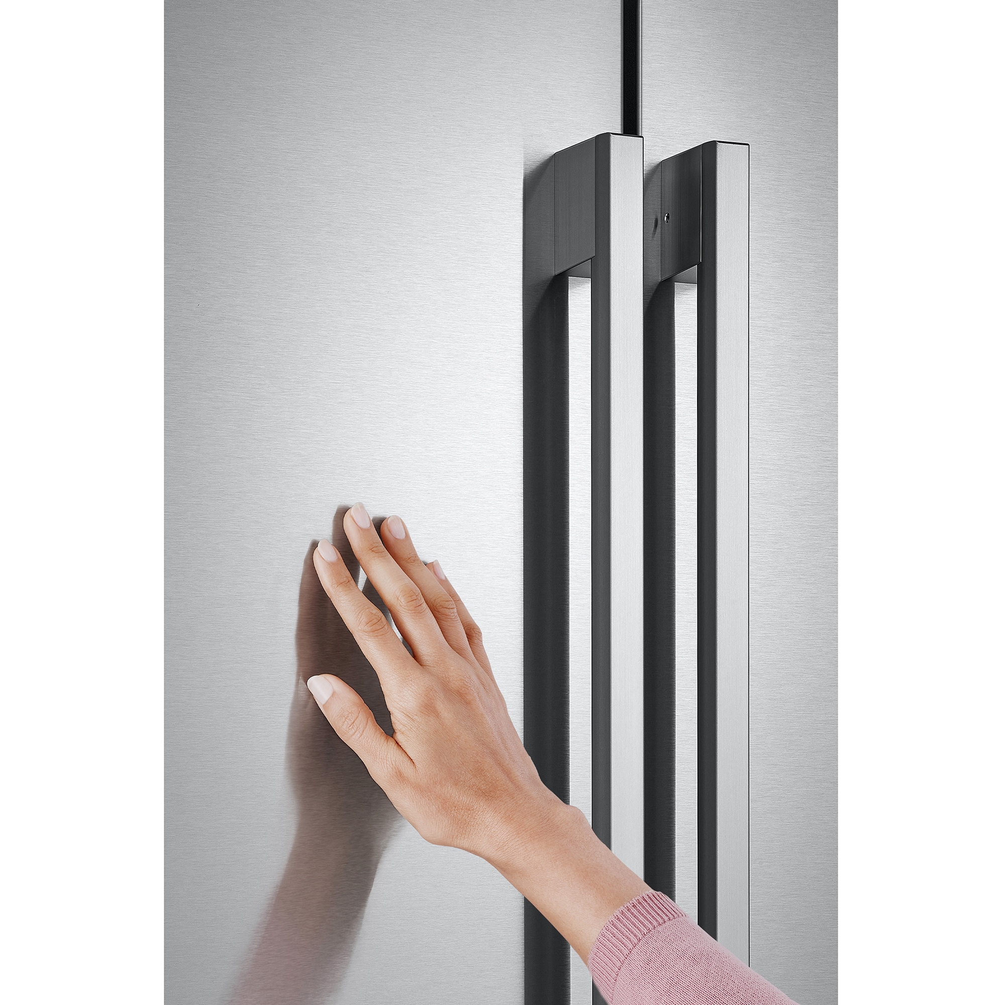 LG Studio 36 in. 26.5 cu. ft. Smart Counter Depth French Door Refrigerator with Internal Water Dispenser - PrintProof Stainless Steel, PrintProof Stainless Steel, hires