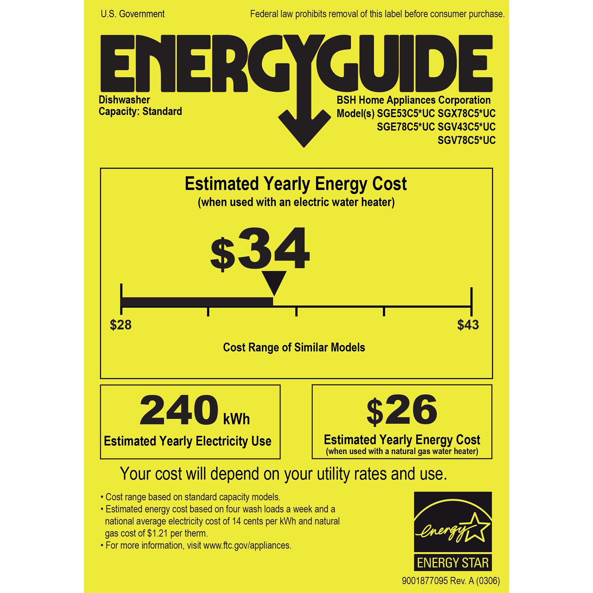 Bosch 300 Series 24 in. Front Control Smart Dishwasher with 46 dBa Sound Level, PureDry & Pocket - Stainless Steel, , hires