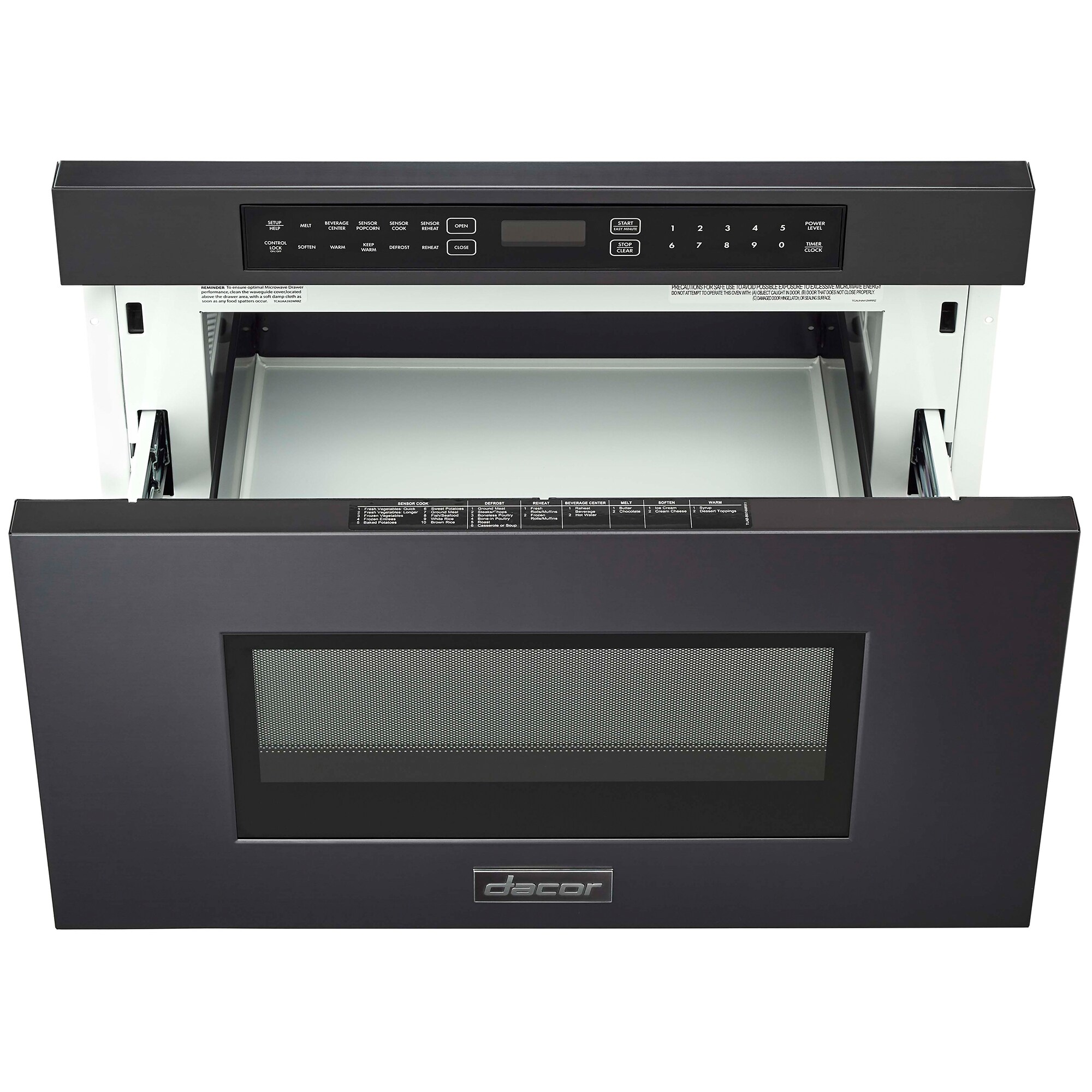 Dacor 24 in. 1.2 cu. ft. 950W Drawer Microwave with Sensor Cooking - Graphite Stainless, , hires