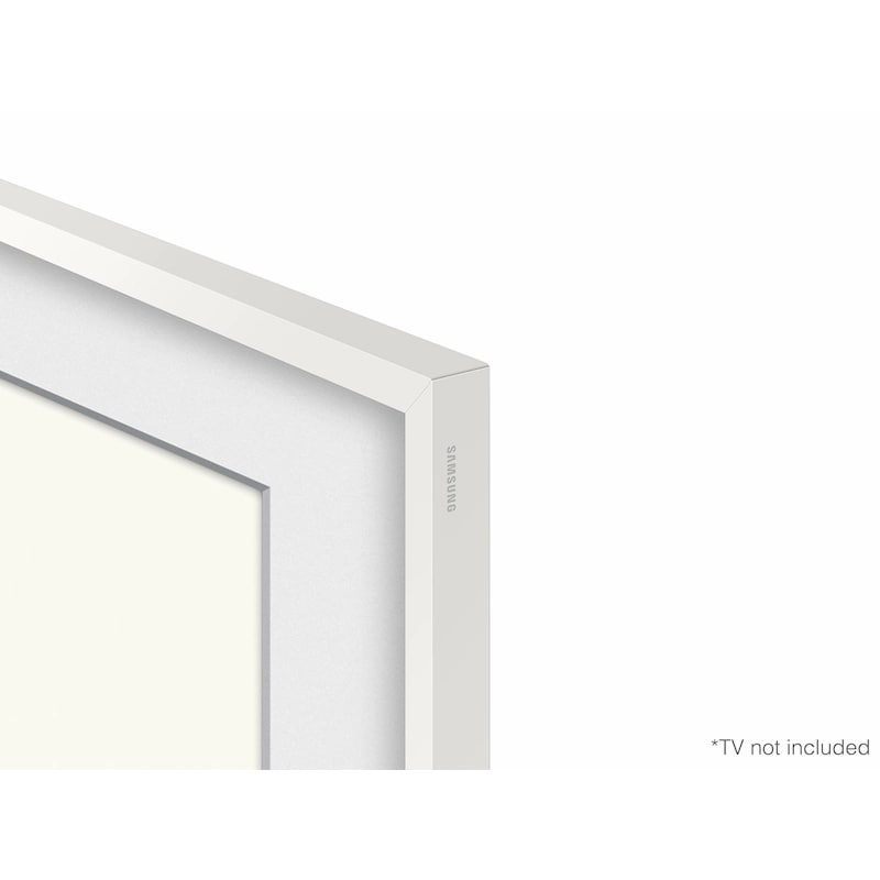 Samsung 55" The Frame Customizable Bezel Compatible with Samsung 2021-2025 The Frame TVs - Modern White, , hires