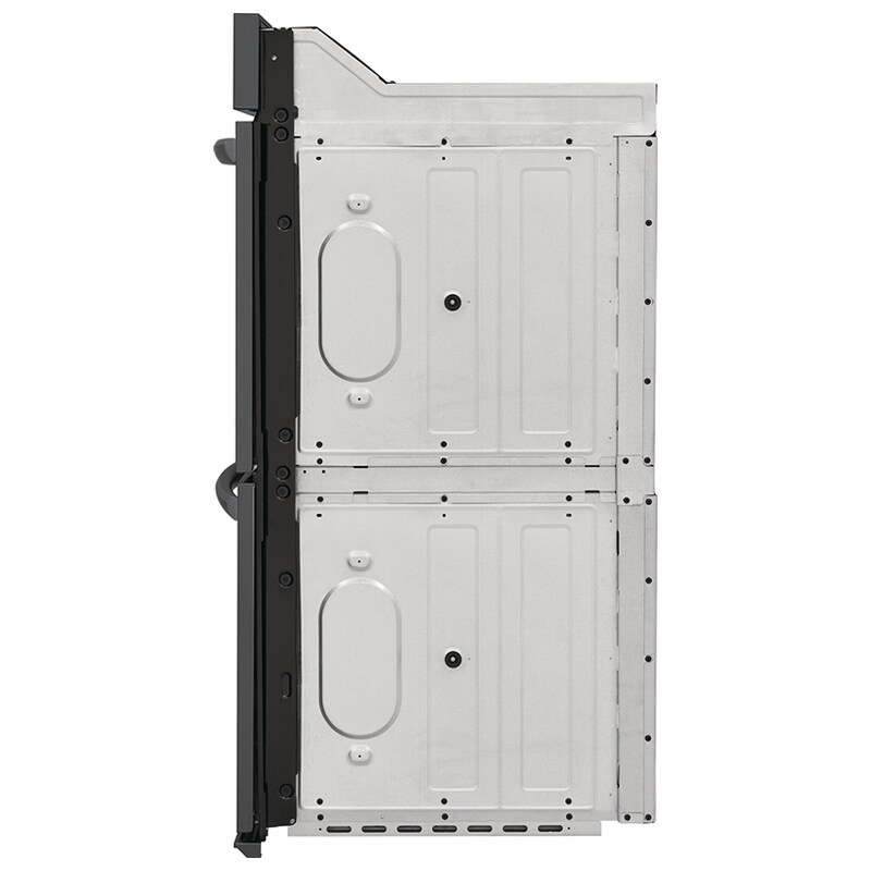 Frigidaire Gallery 27 in. 7.6 cu. ft. Top Control SteamElectric Double Wall Oven with True European Convection - Black Stainless, Black Stainless, hires