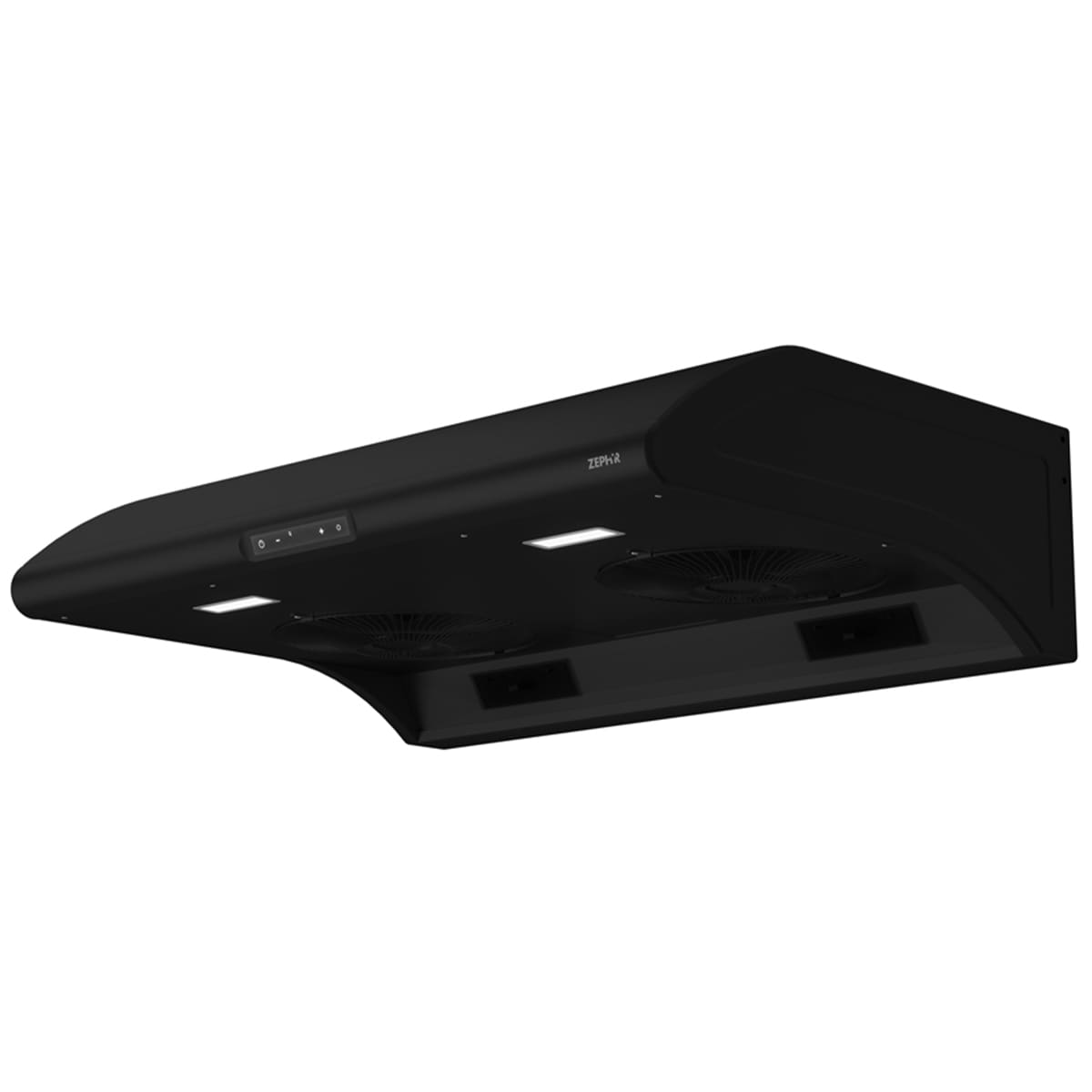 Zephyr 30 in. Ducted Standard Style Range Hood with 850 CFM, 6 Fan Speeds & 2 LED Lights - Black, Black, hires