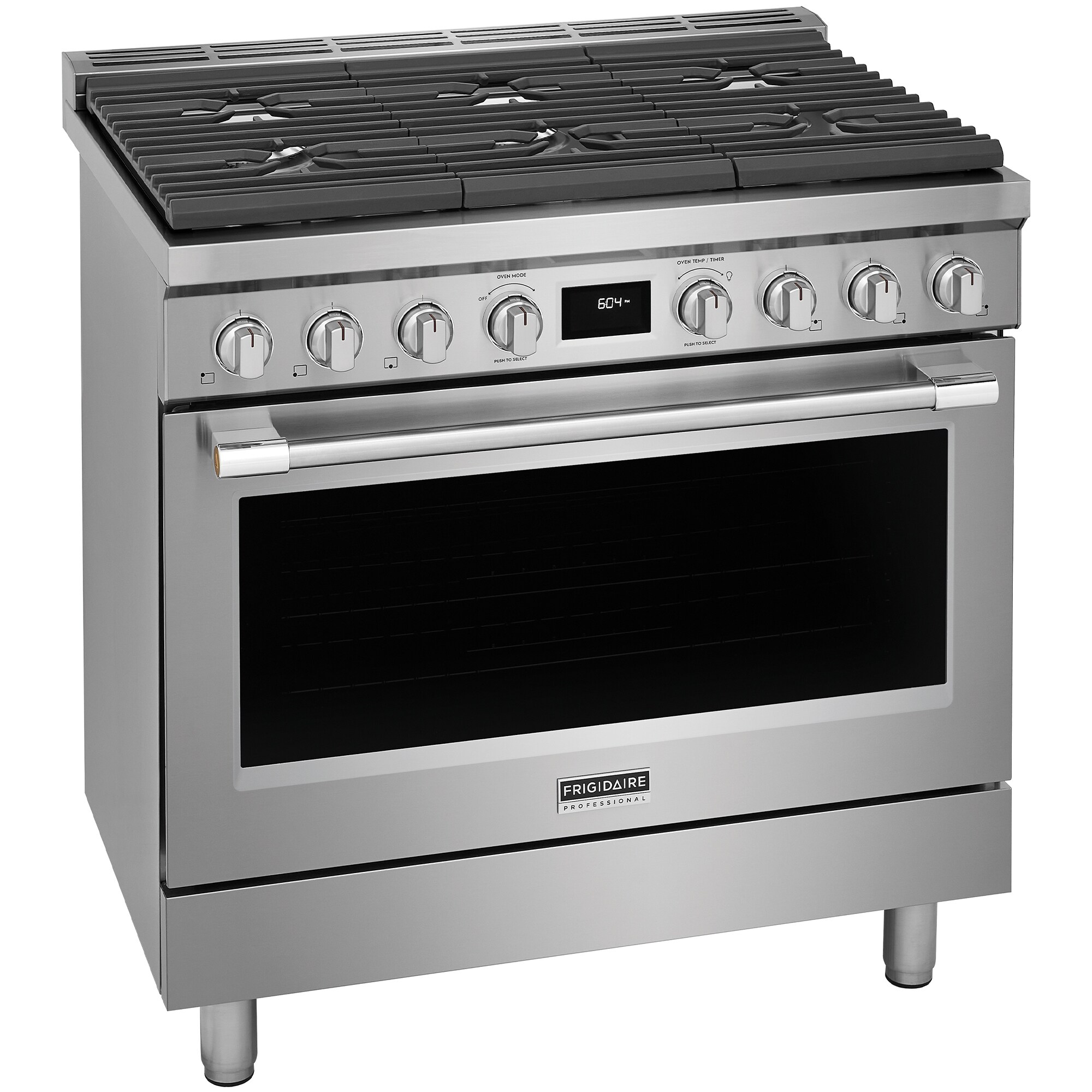 Frigidaire Professional 36 in. 4.4 cu. ft. Dual Convection Dual Fuel Range with 6 Sealed Burners - Stainless Steel, , hires