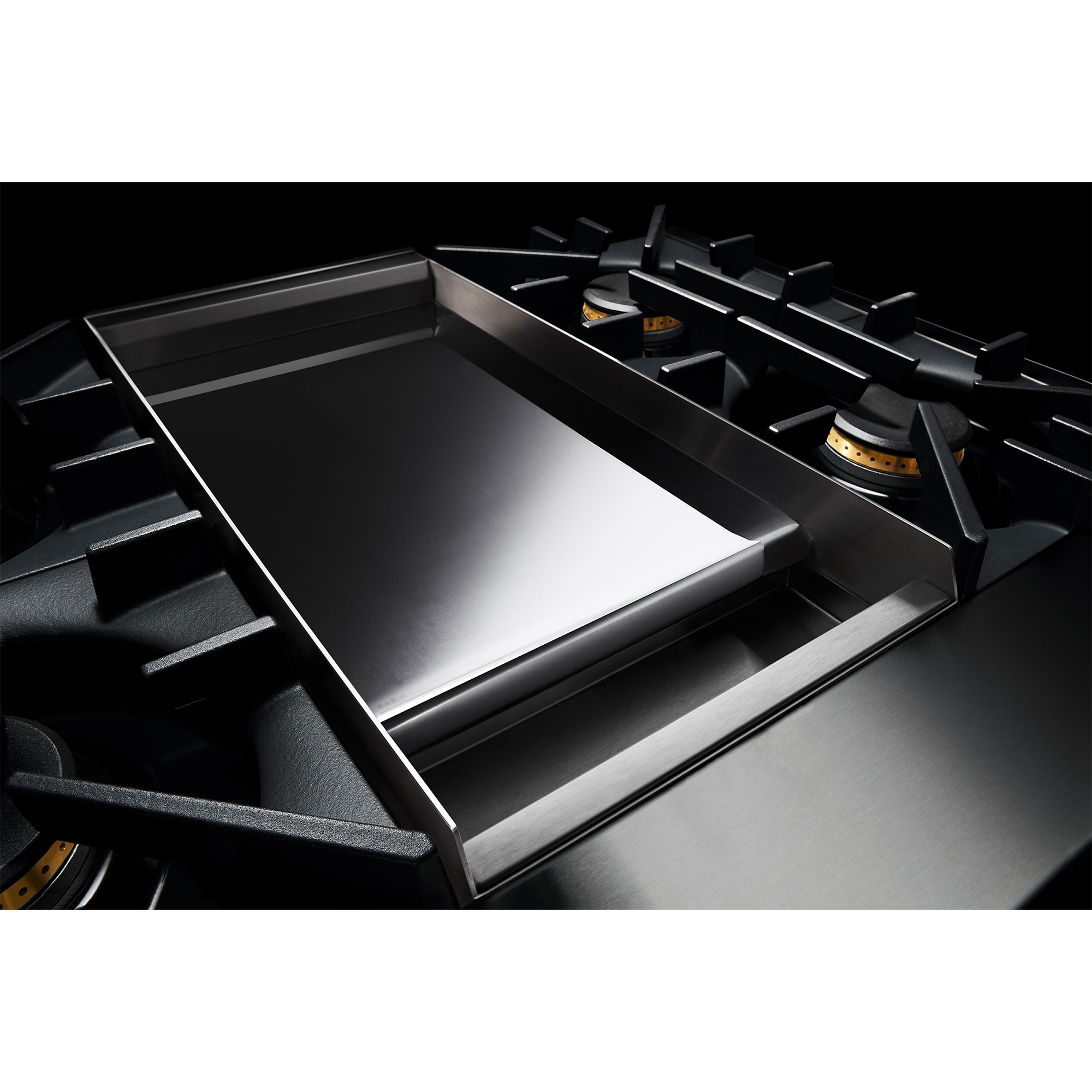 JennAir Rise 48 in. 6-Burner Natural Gas Rangetop with Grill, Simmer Burner & Power Burner - Stainless Steel, , hires