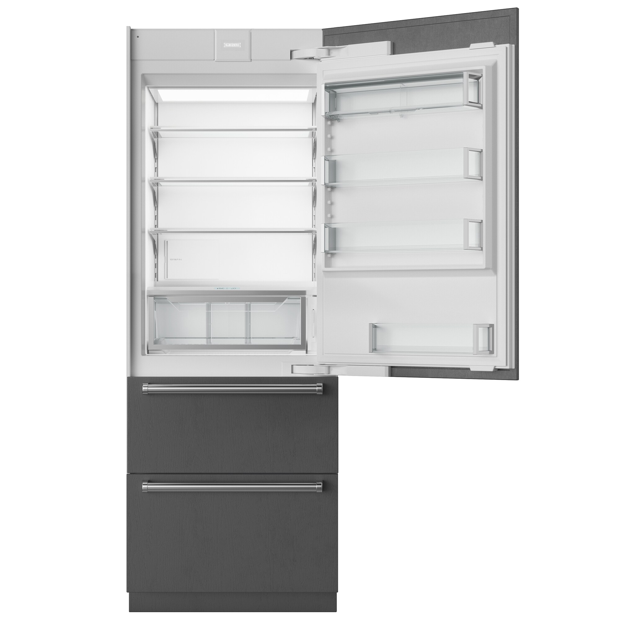 Sub-Zero 30 in. Built-In 15.6 cu. ft. Counter Depth Bottom Freezer Refrigerator - Custom Panel Ready, , hires