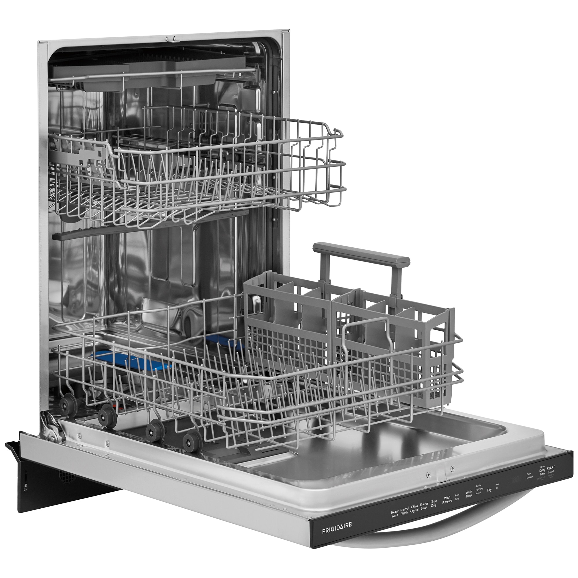 Frigidaire 24 in. Top Control Dishwasher with 49 dBa Sound Level, 3rd-Rack & EvenDry - Stainless Steel, , hires
