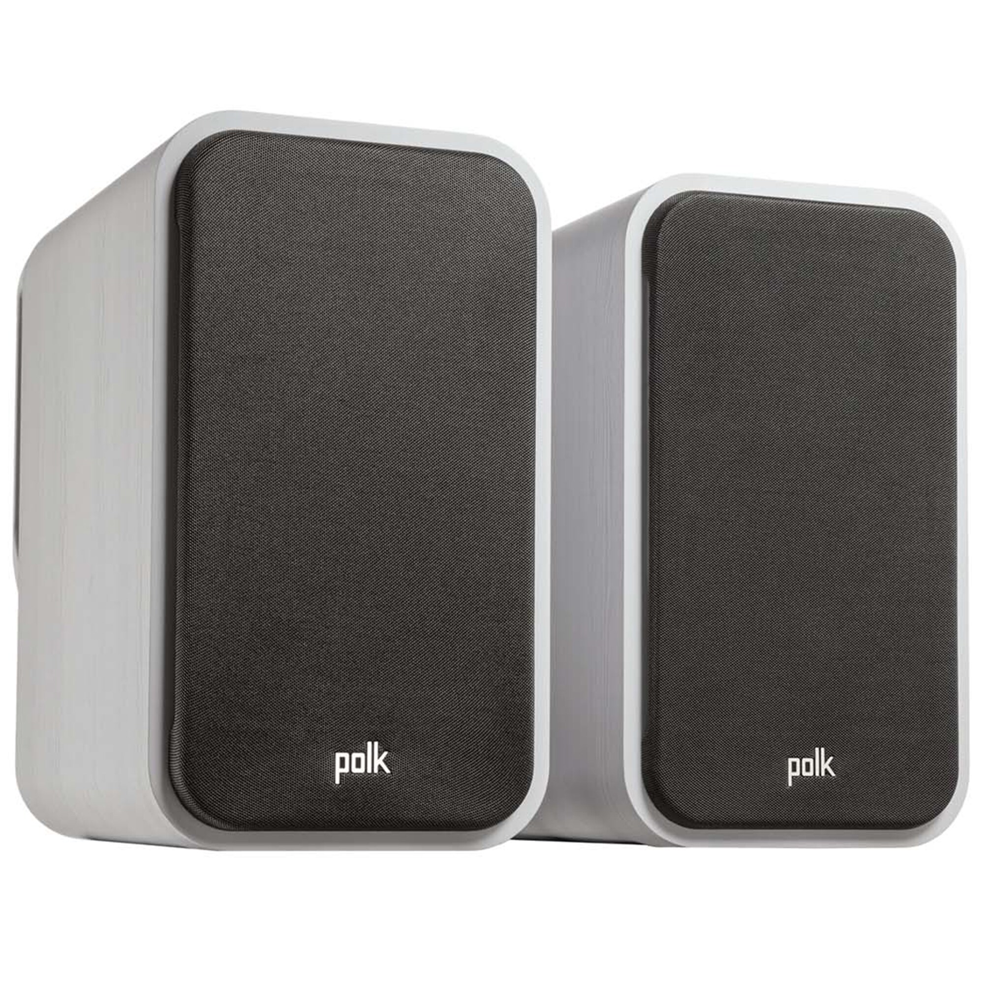 Polk Signature Elite ES20 High-Quality Bookshelf Speakers (Pair) - White, White, hires