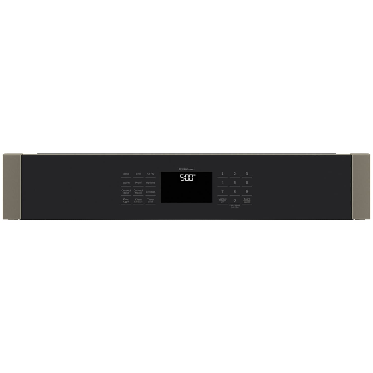 GE 30 in. 10 cu. ft. Smart Top Control Electric Double Wall Oven with True European Convection - Fingerprint Resistant Slate, , hires