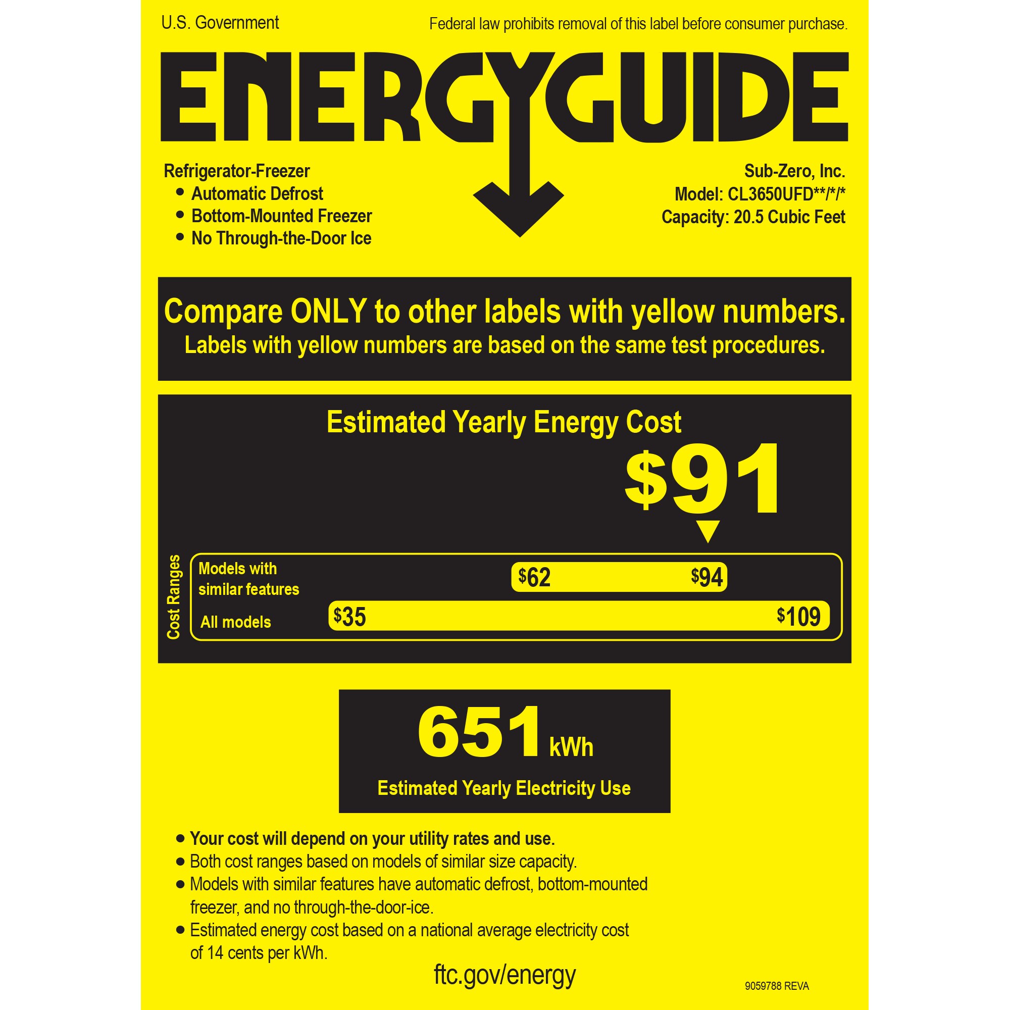 Sub-Zero Classic Series 36 in. Built-In 20.5 cu. ft. Smart Counter Depth French Door Refrigerator - Custom Panel Ready, , hires