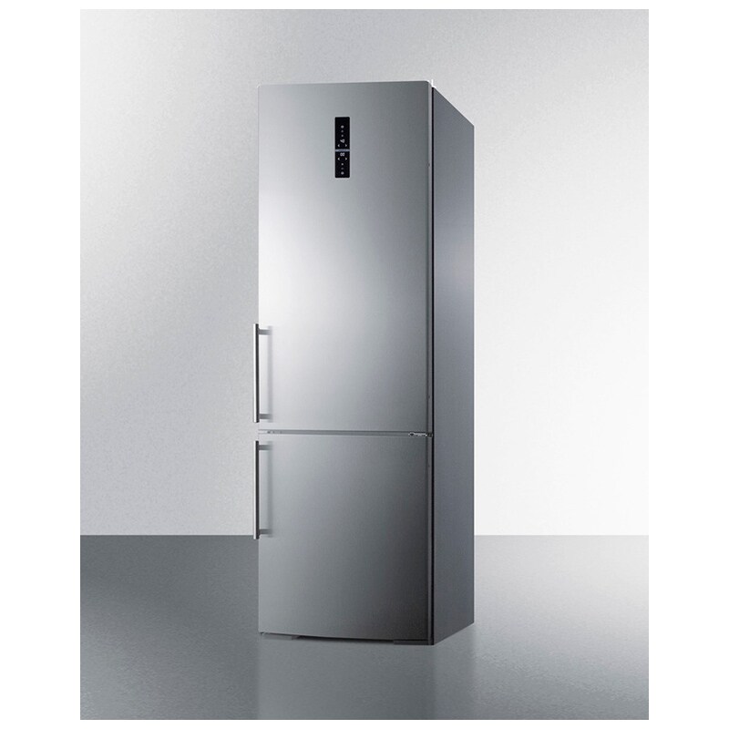 Summit 24 in. 10.8 cu. ft. Counter Depth Bottom Freezer Refrigerator