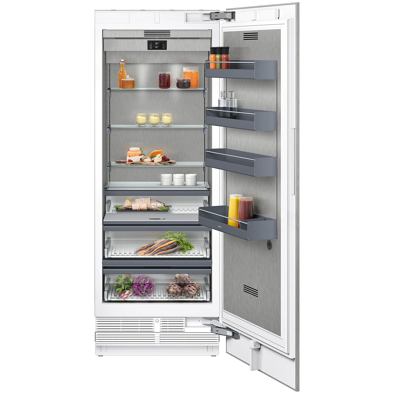 Gaggenau Vario 400 Series 30 in. 16.8 cu.ft. Built-In Smart Counter Depth Freeezerless Refrigerator - Custom Panel Ready, , hires
