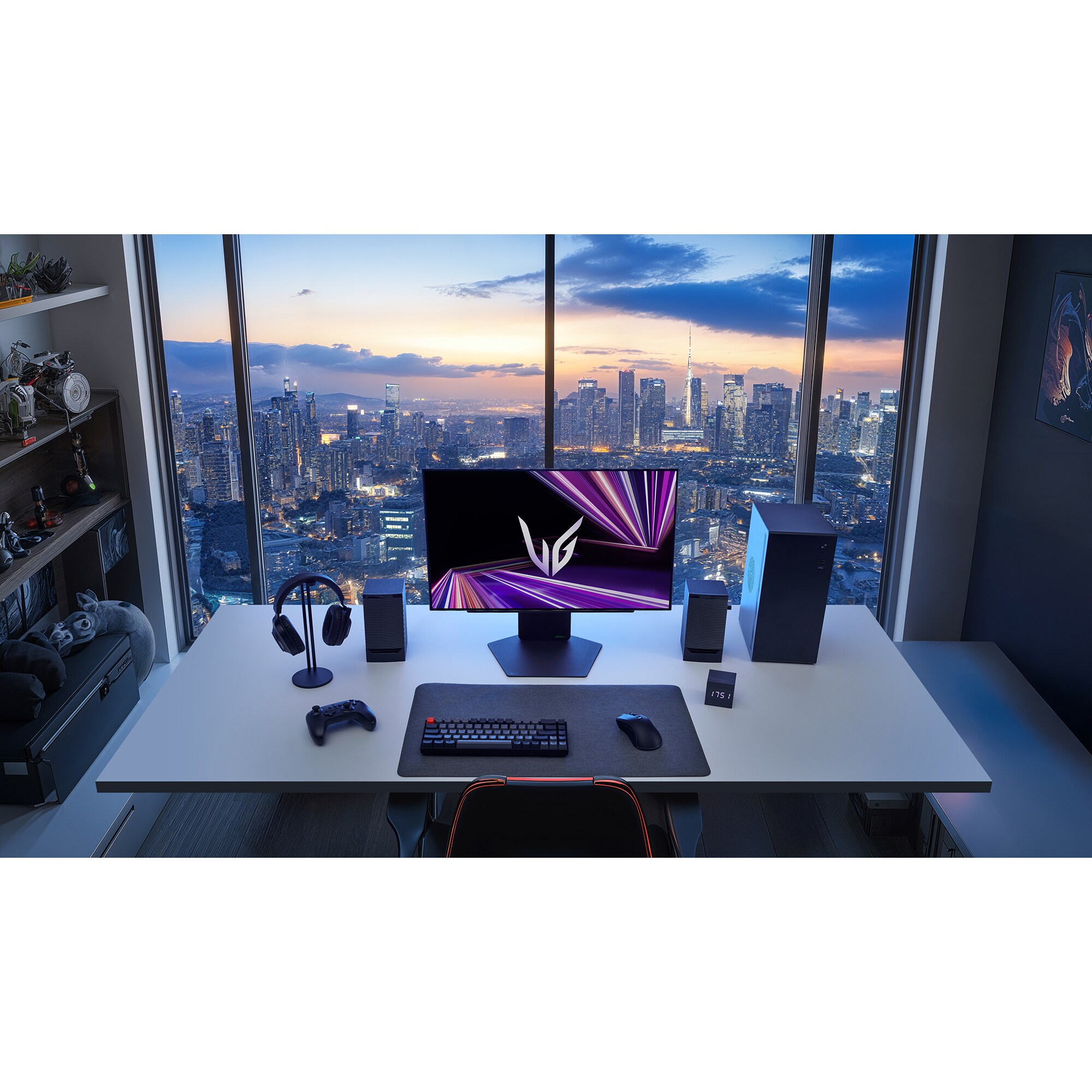 LG 27" UltraGear OLED QHD 480Hz 0.03ms G-Sync Compatible DisplayPort 2.1 Gaming Monitor, , hires