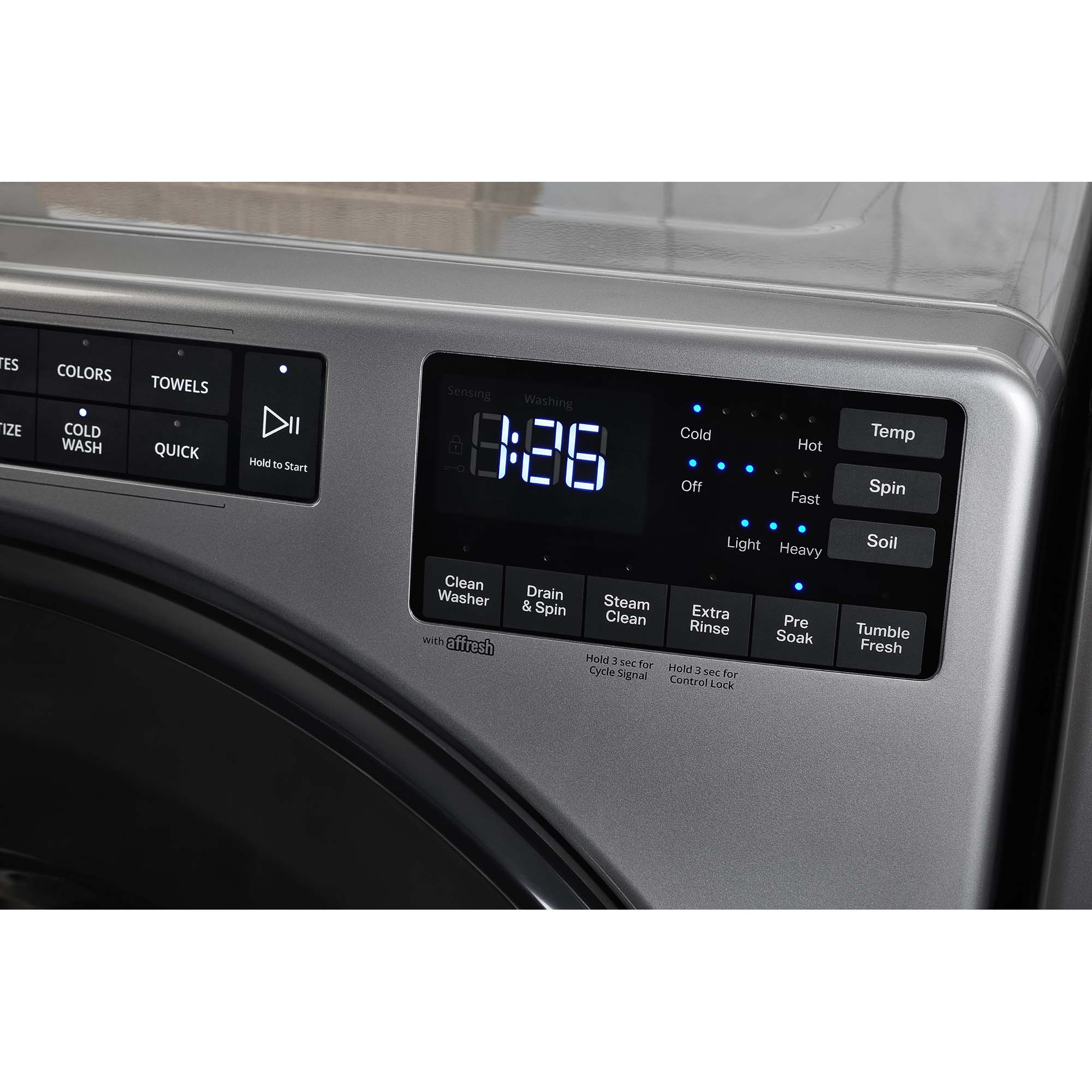 Whirlpool 27 in. 4.5 cu. ft. Stackable Front Load Washer with Quick