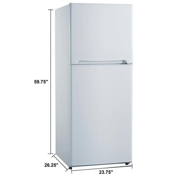 Avanti 24 in. 11.6 cu. ft. Counter Depth Top Freezer Refrigerator - White, , hires