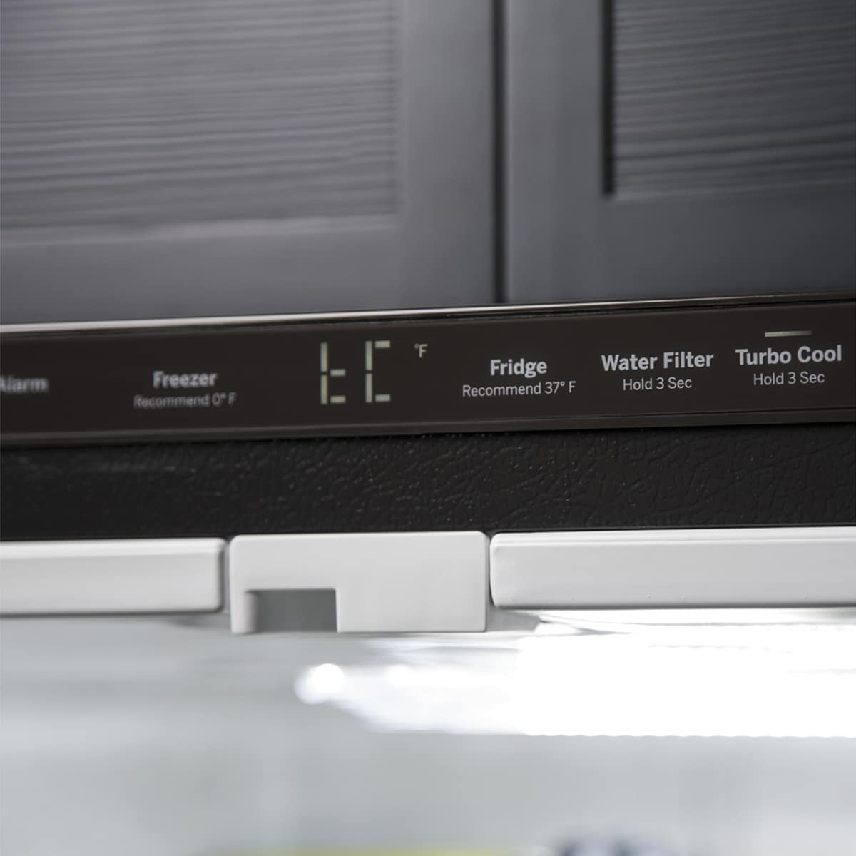 GE 33 in. 24.7 cu. ft. French Door Refrigerator with Internal Water Dispenser - Black on Black, Black on Black, hires