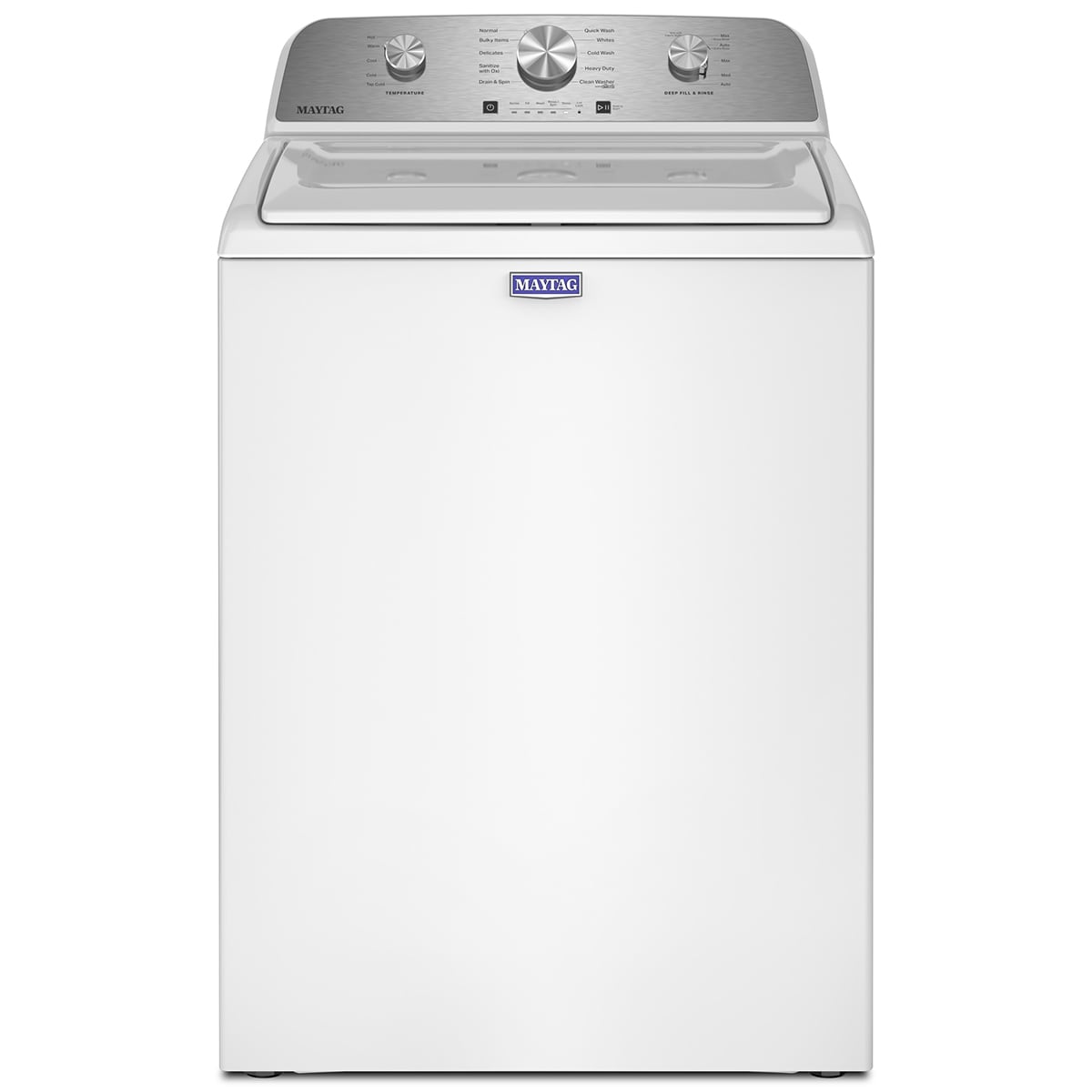 Maytag 27 in. 4.2 cu. ft. Top Load Washer with Agitator & Sanitize with Oxi - White, , hires