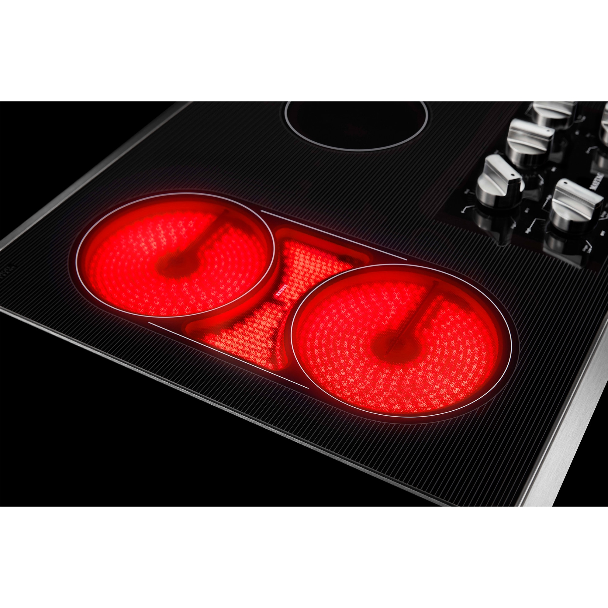 Maytag 36 in. 5-Burner Electric Cooktop with Power Burner, Reversible Grill & Griddle - Stainless Steel, , hires