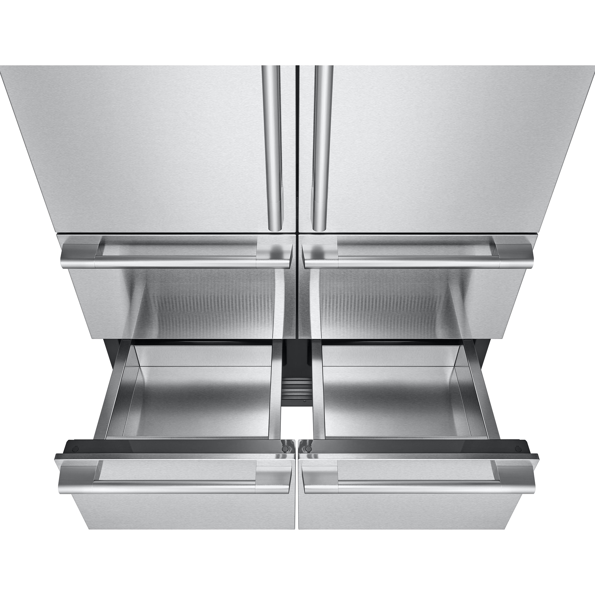 Signature Kitchen Suite 48 in. 26 cu. ft. Built-In Smart Counter Depth 6-Door French Door Refrigerator with Internal Water Dispenser - Custom Panel Ready, , hires