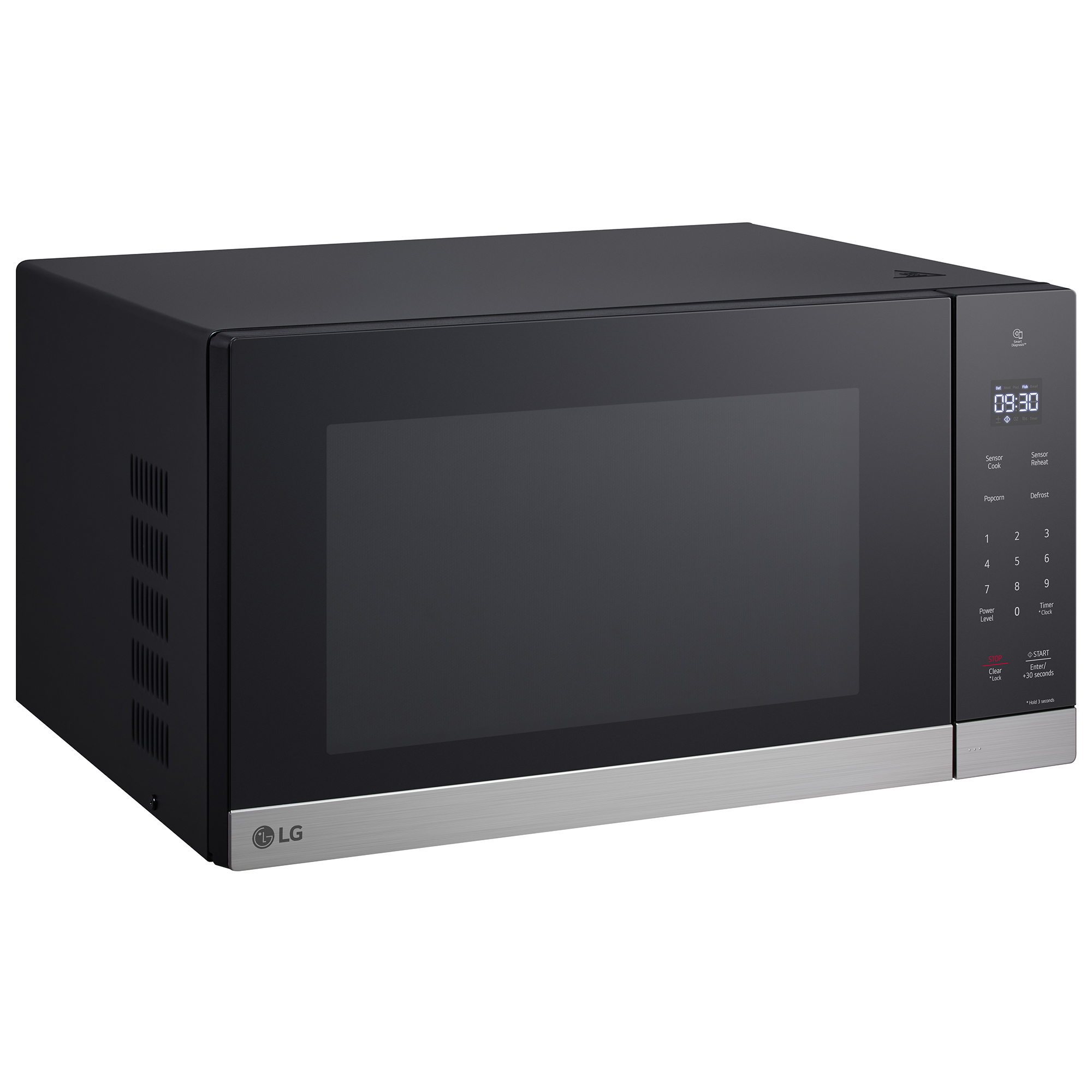 LG 24 in. 2.0 cu. ft. 1200W Countertop Microwave with Sensor Cooking - Stainless Steel, Stainless Steel, hires