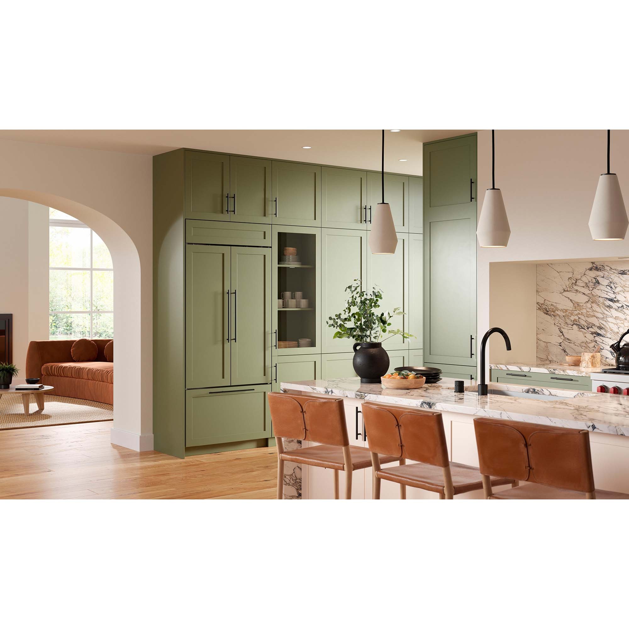 Sub-Zero Classic Series 36 in. Built-In 20.5 cu. ft. Smart Counter Depth French Door Refrigerator - Custom Panel Ready, , hires