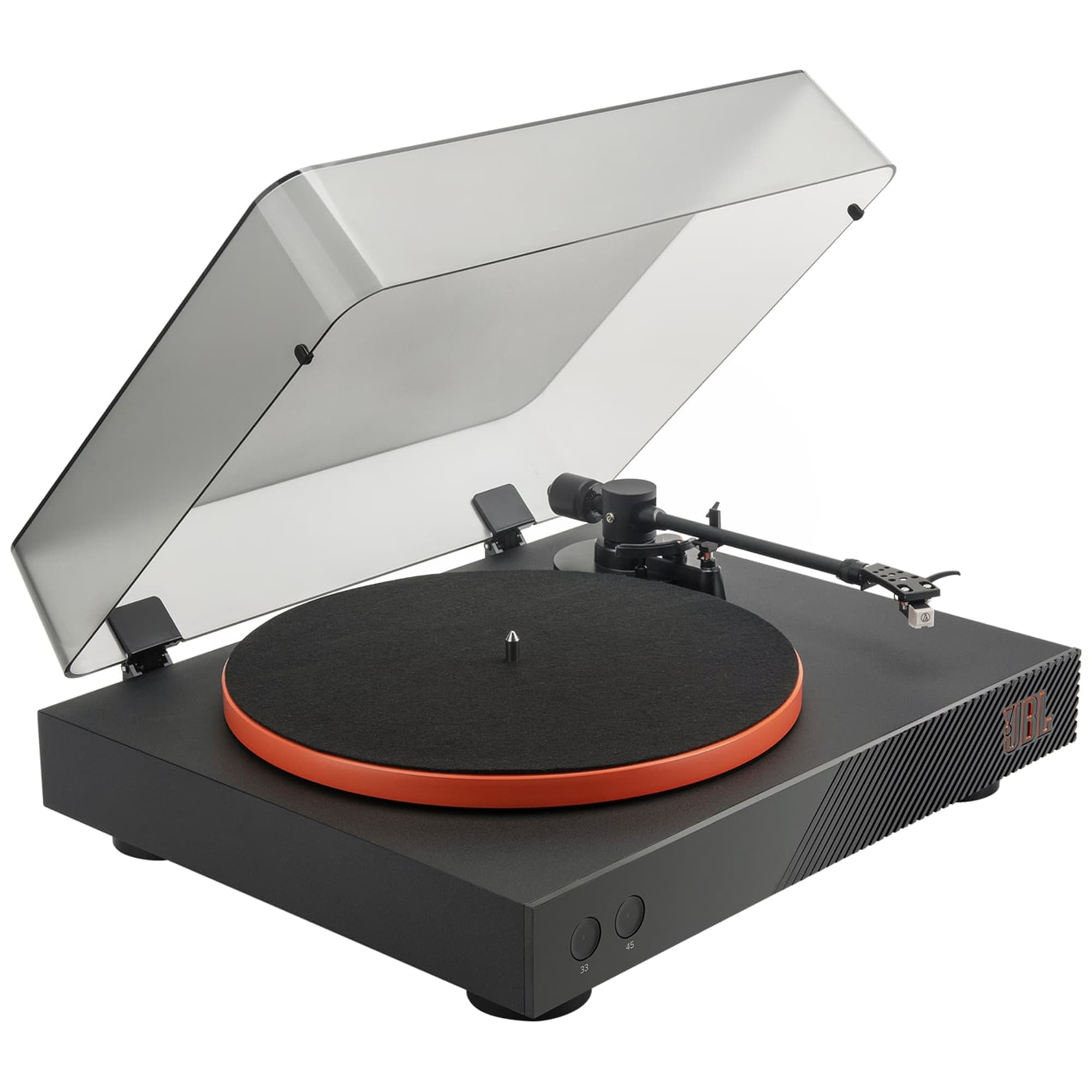 JBL Spinner Bluetooth Turntable - Black & Orange, , hires