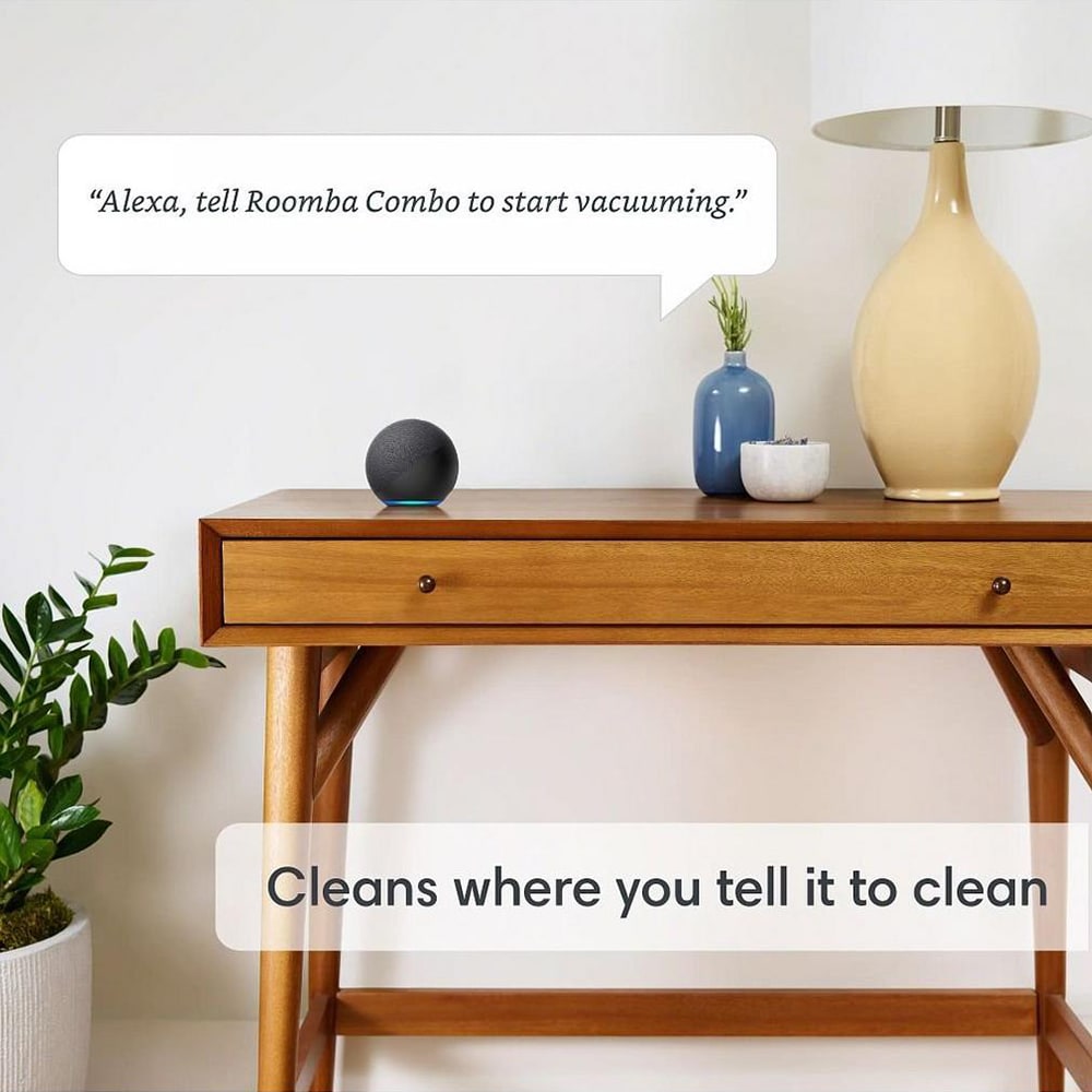 iRobot Roomba Combo i5+ Wi-Fi Connected Auto-Empty Robotic Vacuum/Mop Combo with Voice-Control & Cleaning Station, , hires