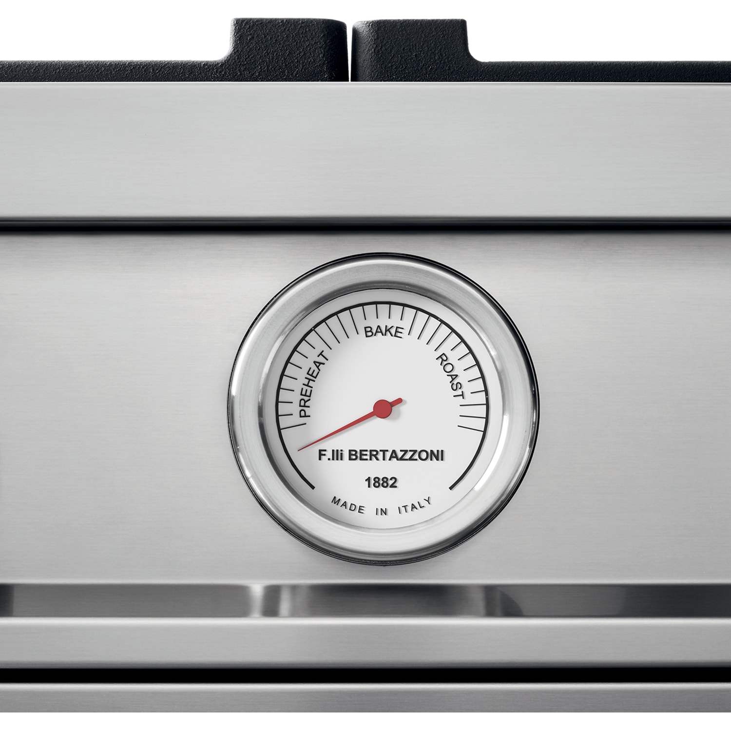 Bertazzoni Professional Series 36 in. 5.9 cu. ft. Dual Convection Gas Range with 6 Sealed Burners & Griddle - Stainless Steel, Stainless Steel, hires