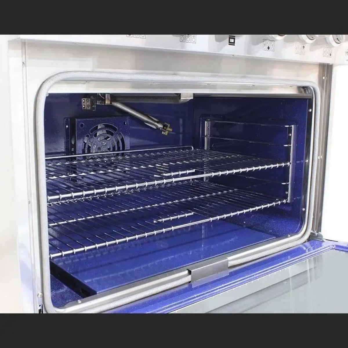 Brama 36 in. 5.2 cu. ft. Standard Convection Gas Range with 6 Sealed Burners - Stainless Steel, , hires